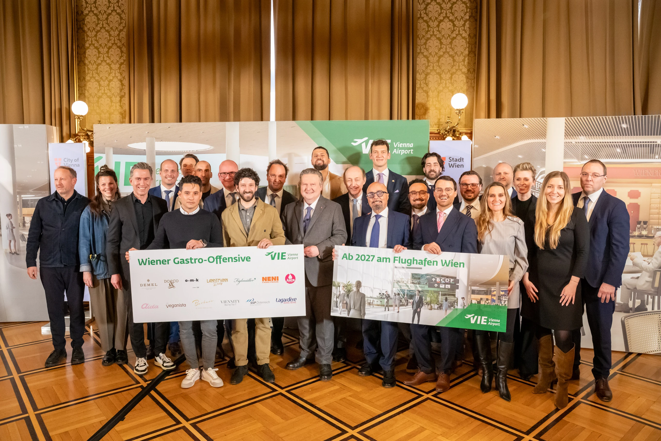 Pressekonferenz Flughafen Wien