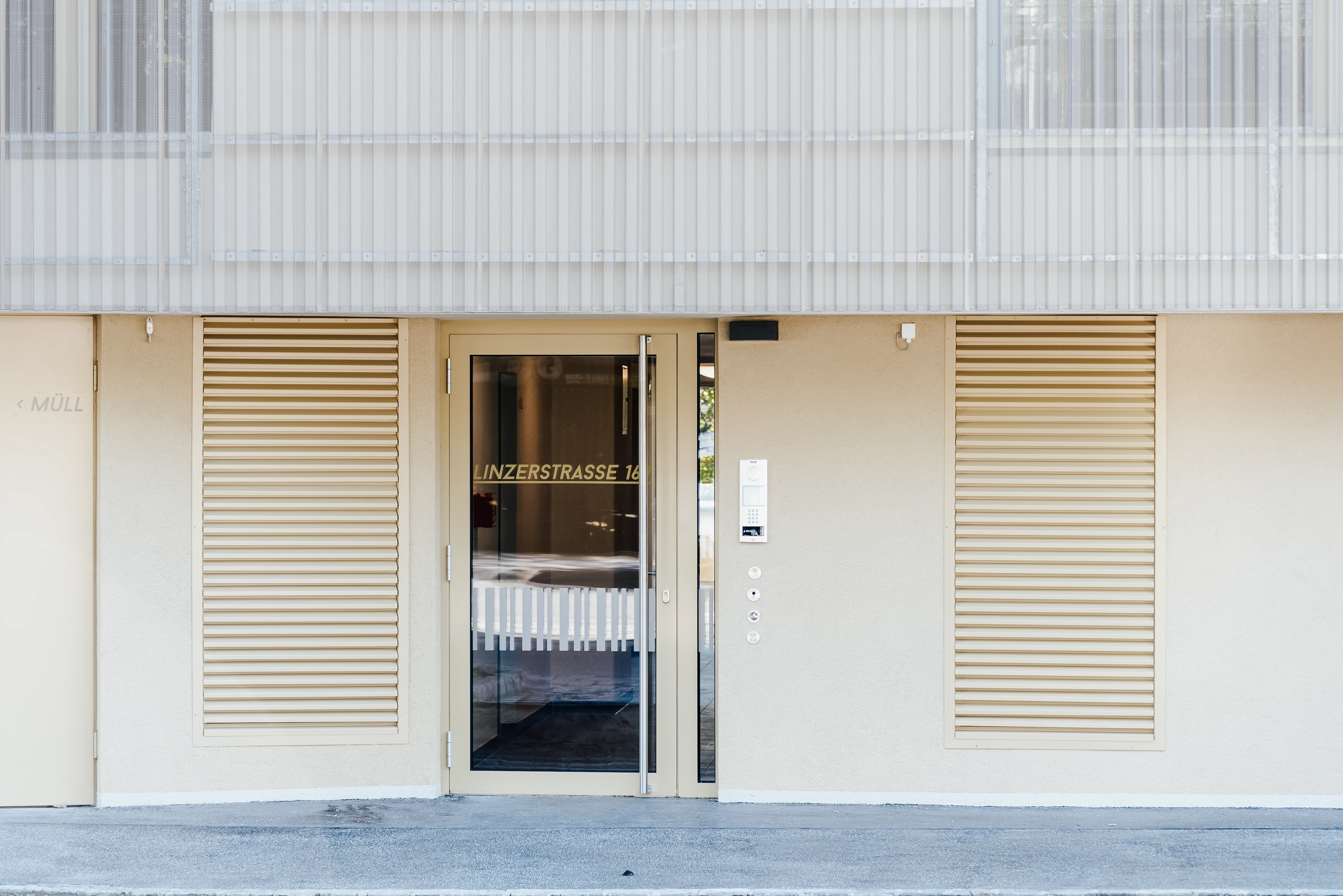 Eingang Wohninvestment Linzerstraße 16