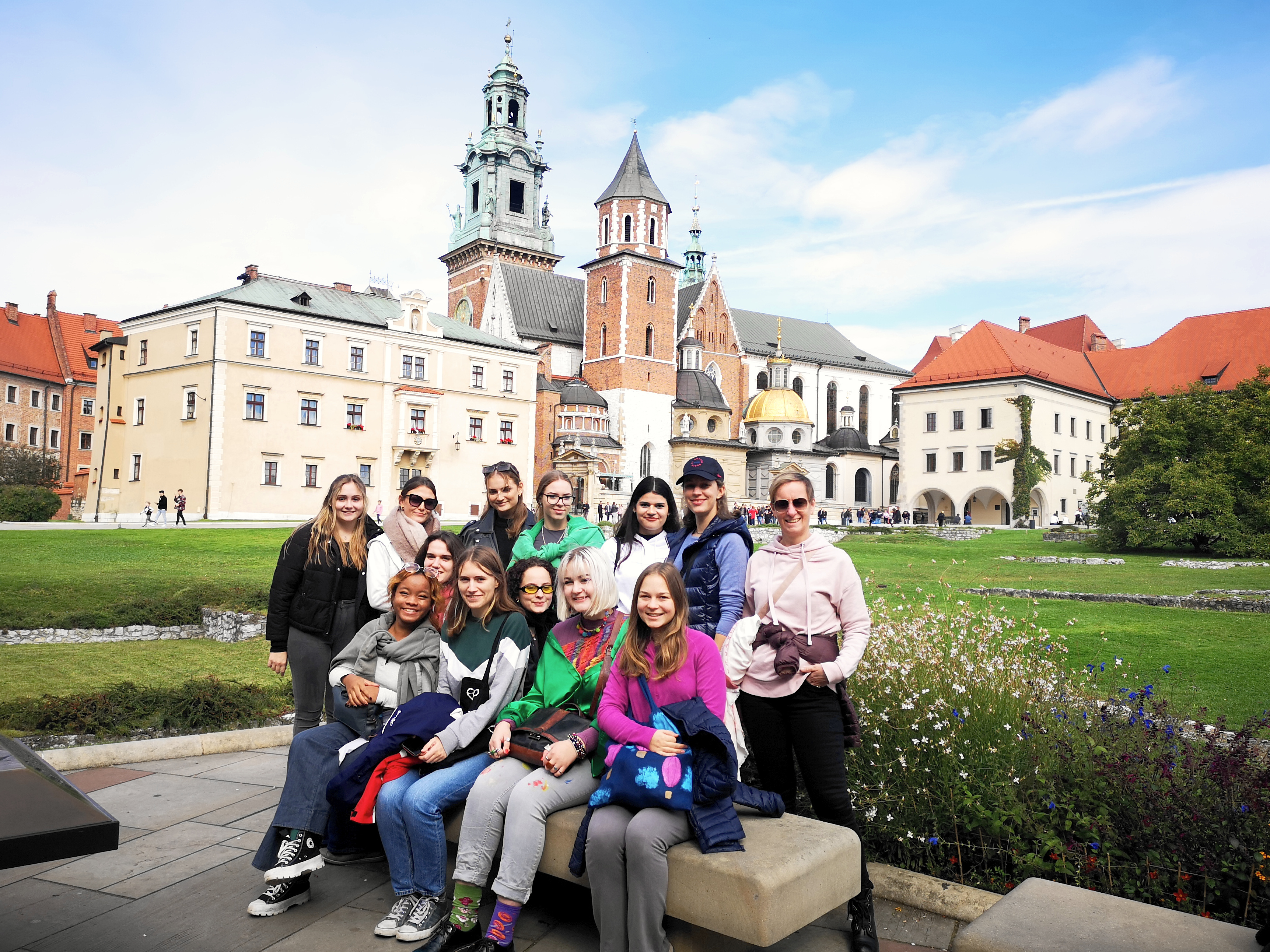 Reisegruppe in Krakau