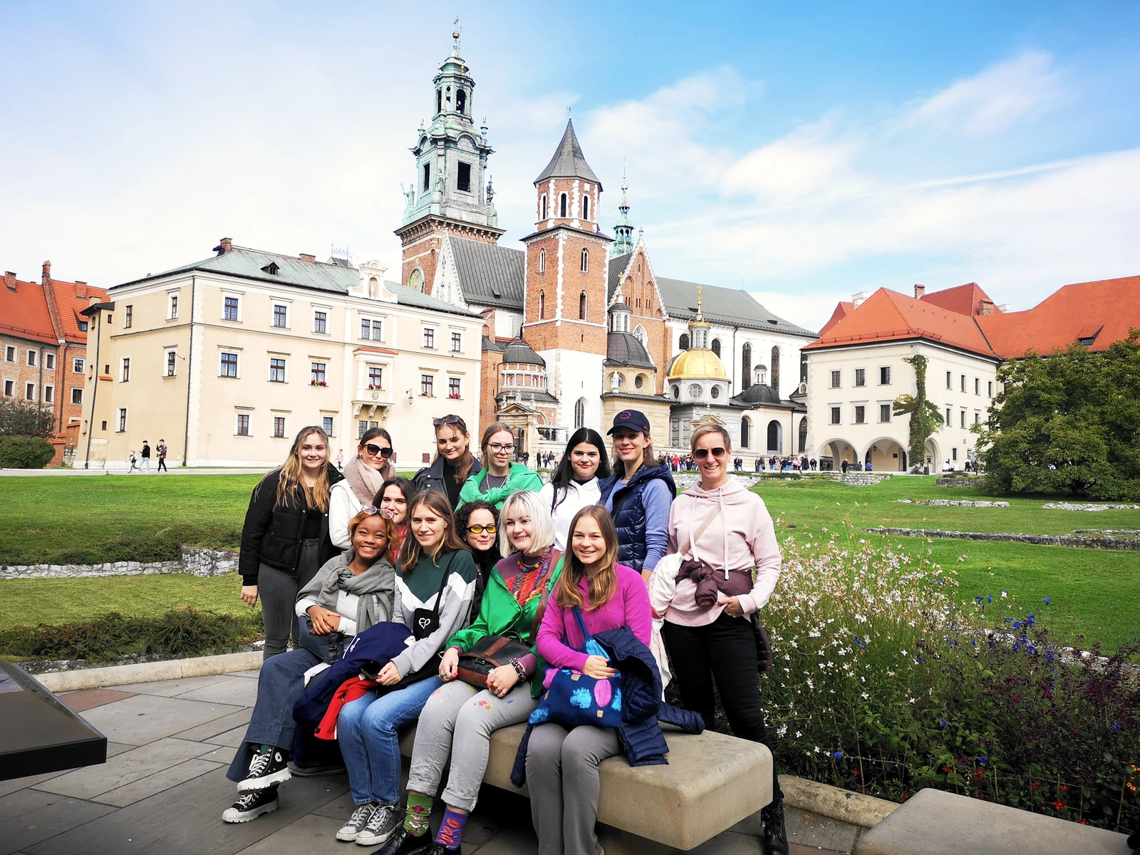 Reisegruppe in Krakau