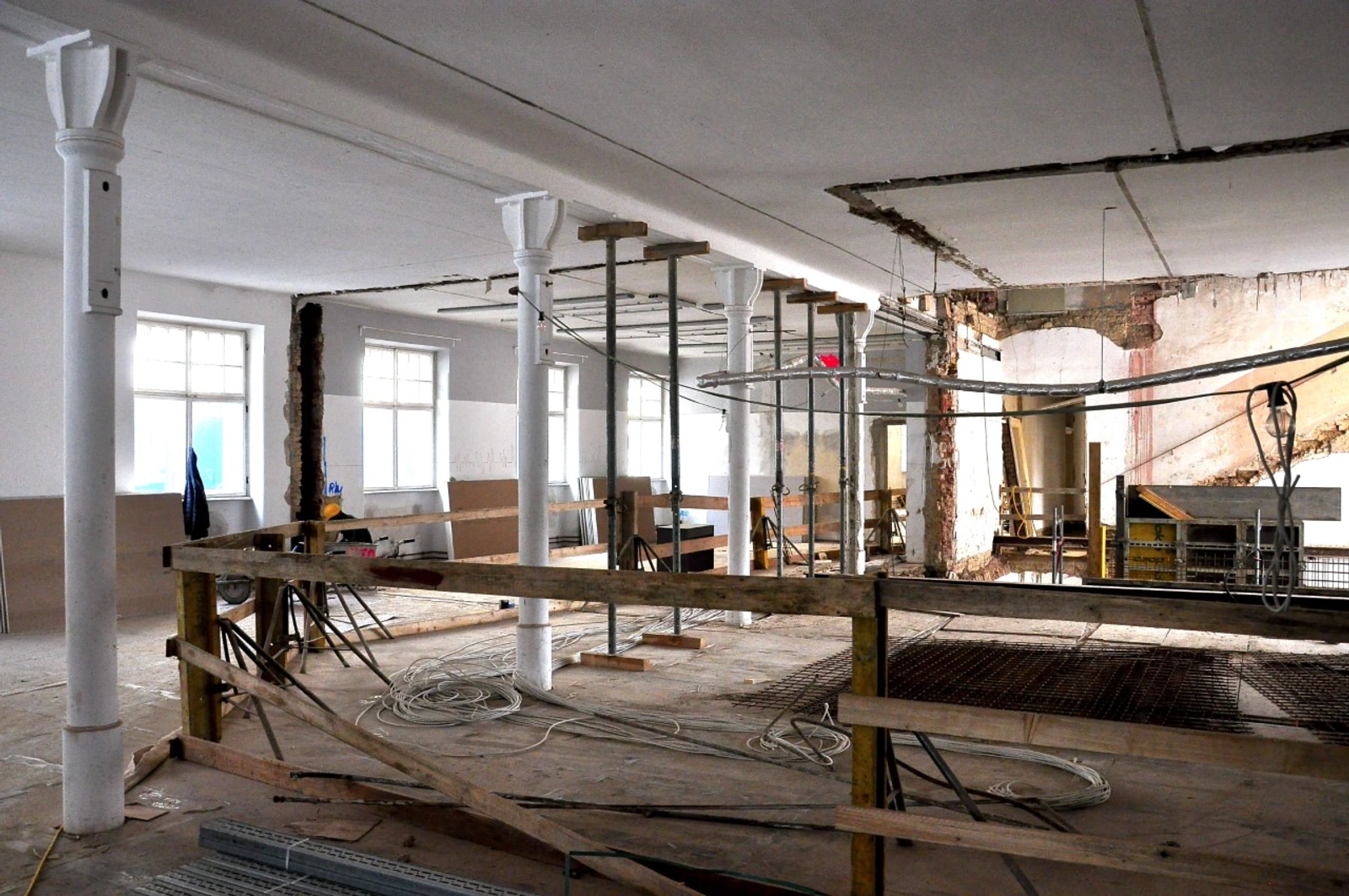 Baustelle Febr. 2021