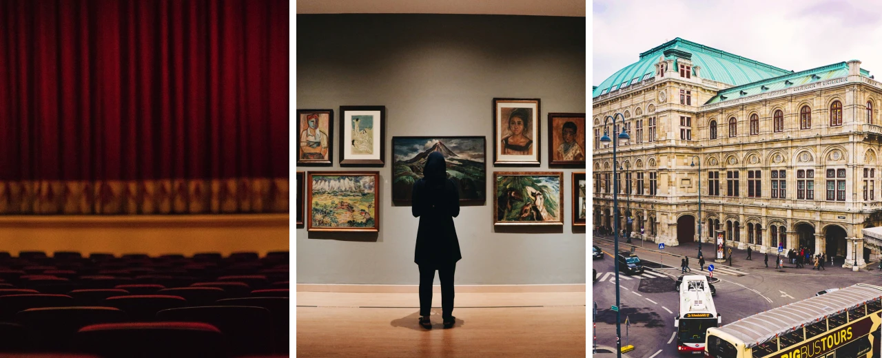 © Canvas Pro Header-Bild: Theater, Kunstgalerie & Wiener Staatsoper. Canva.