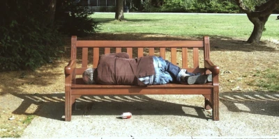 Suppenküche für Obdachlose im Franziskanerkloster
