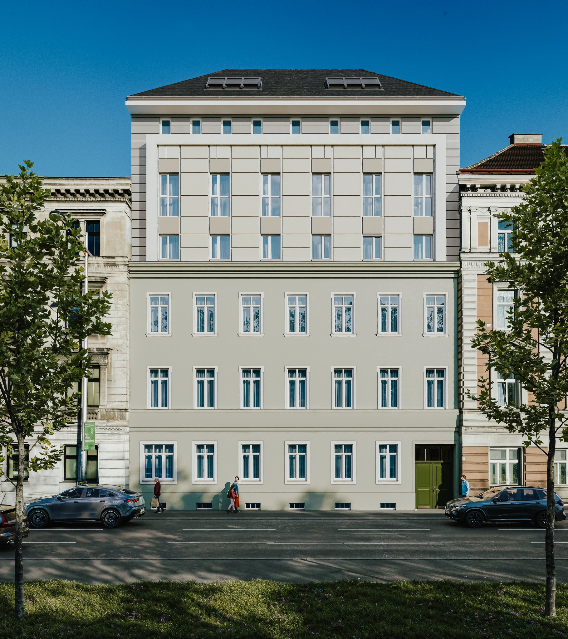 Straßenansicht vom Bauherrenmodell Währinger Gürtel 134, 1090 Wien
