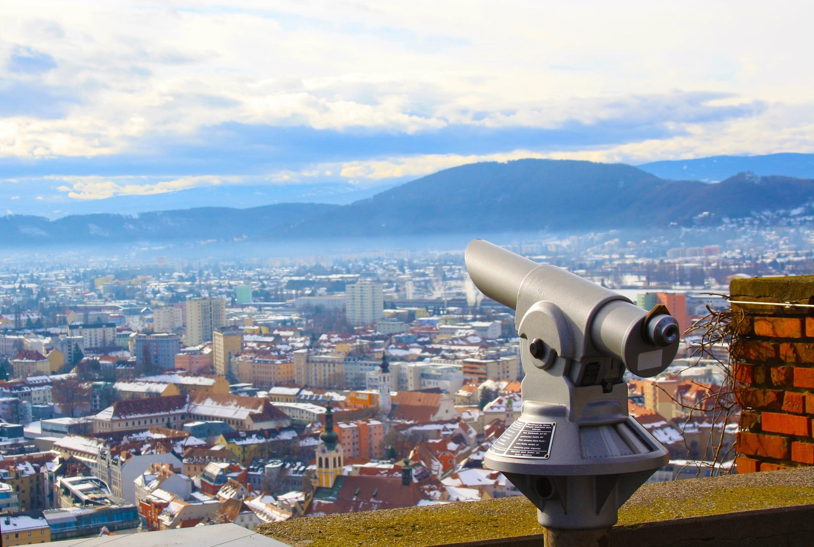 Fernsicht über Graz