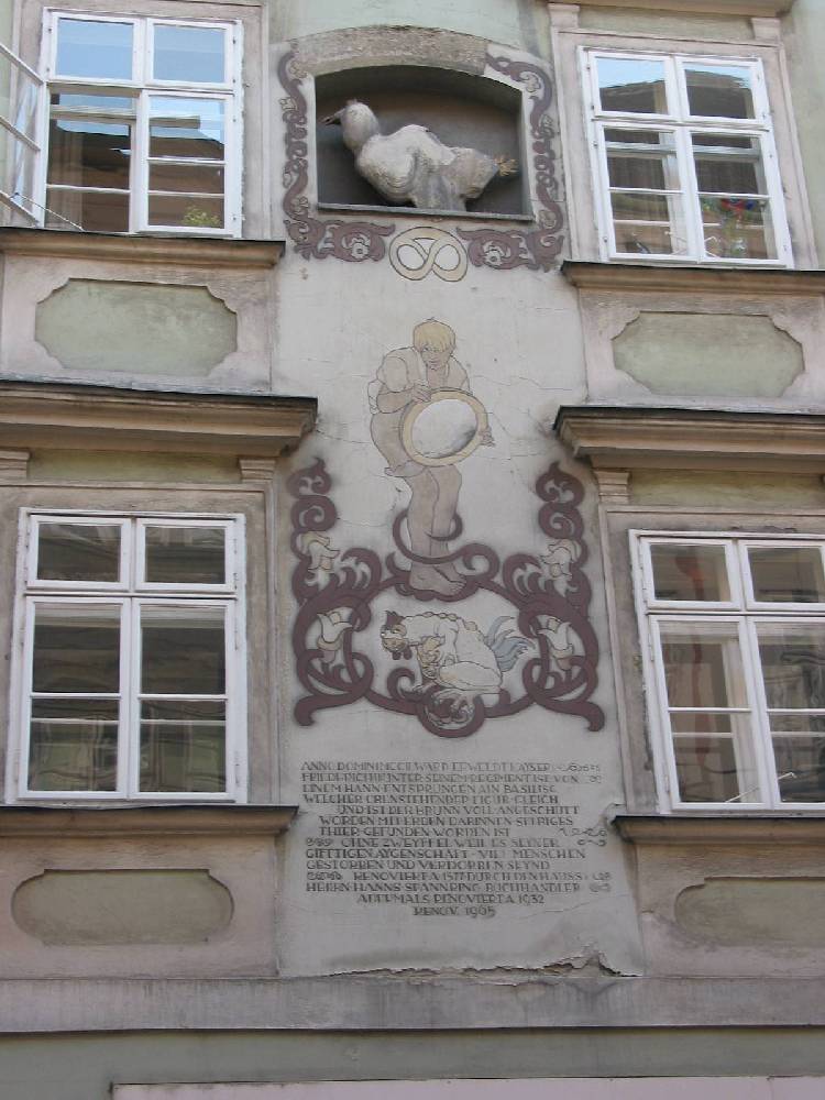 Basilisk in der Schönlaterngasse