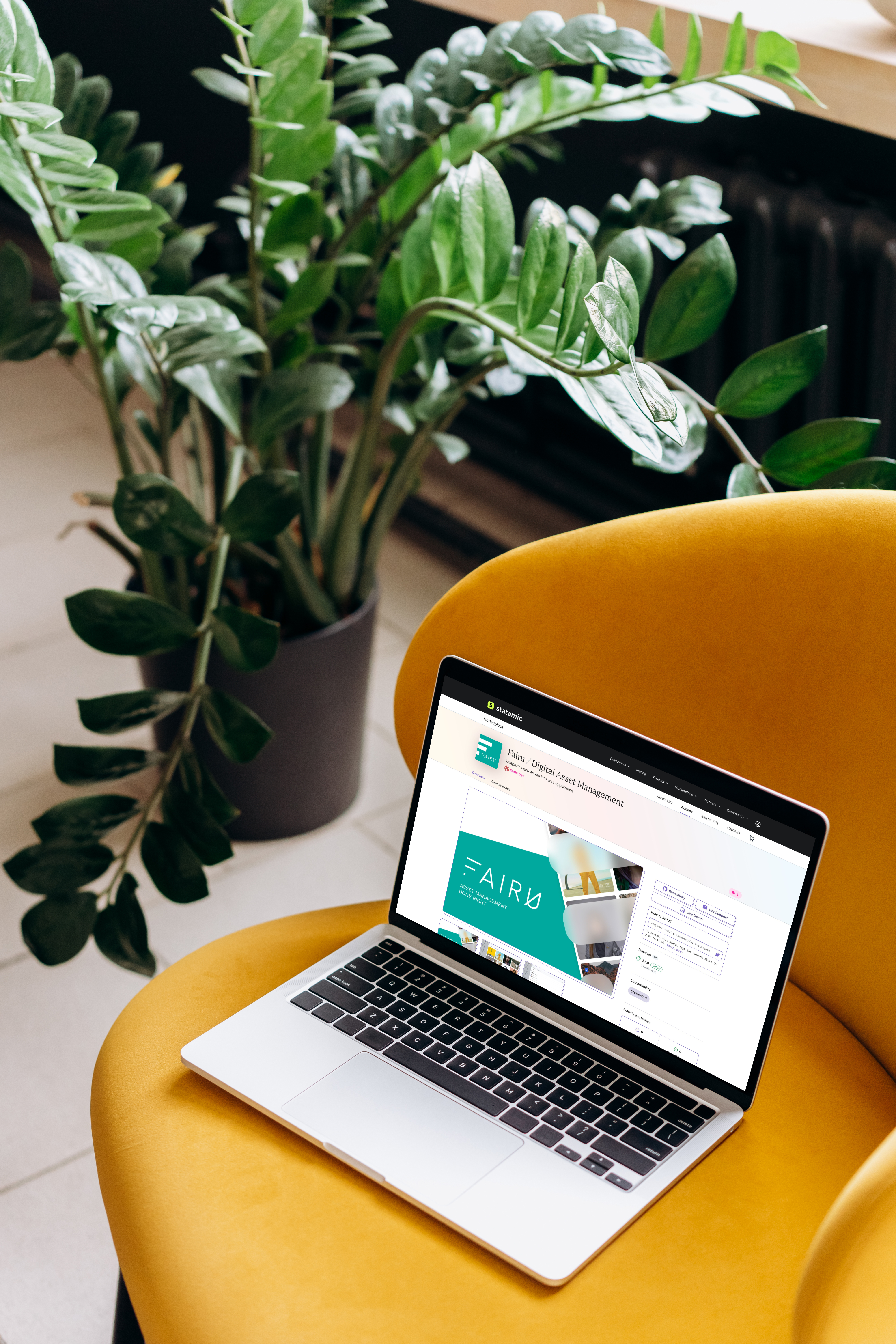 Fairu in the statamic addon store