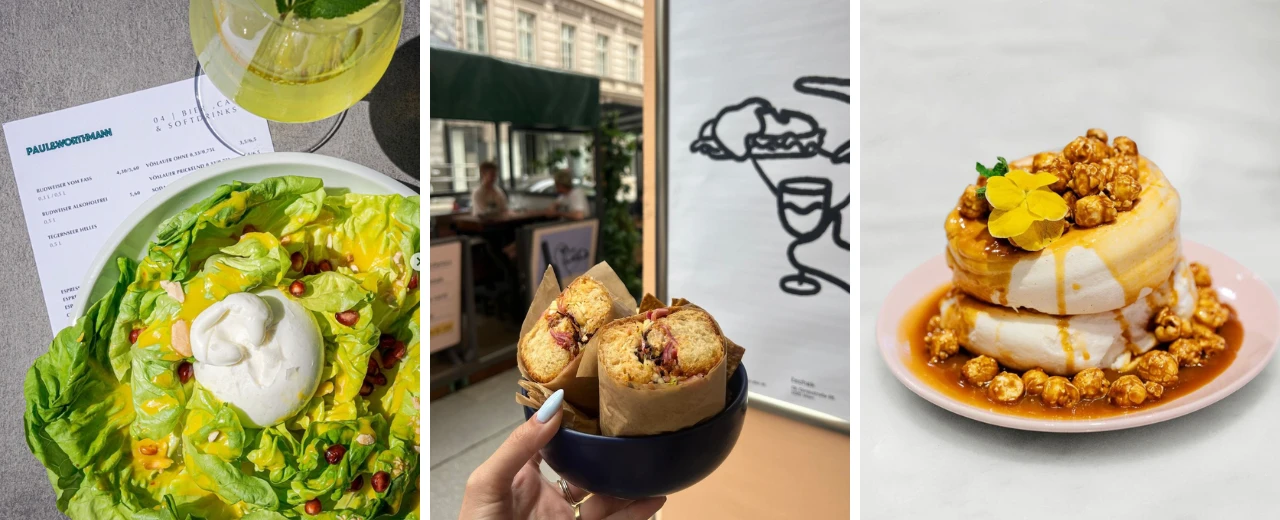 Burrata-Salat, Sandwich-Wrap & Karamell-Popcorn-Pfannkuchen von Paul & Worthmann. Kulinarisches Erlebnis!