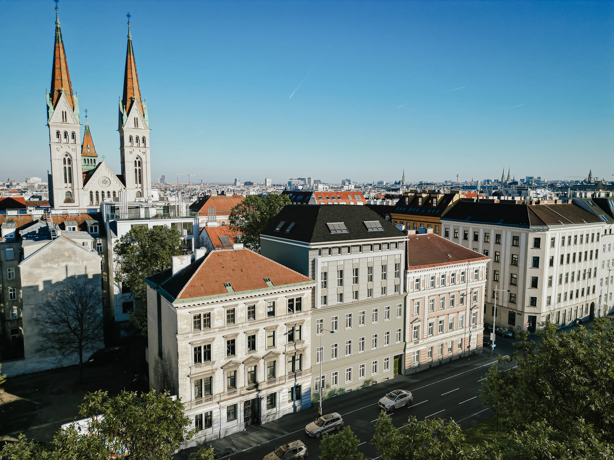 Visualisierung Währinger Gürtel Straßenansicht