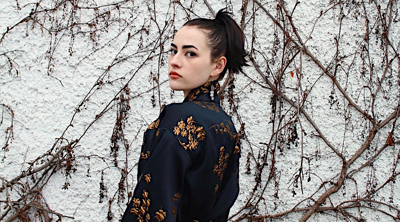 Portrait mit Kimono