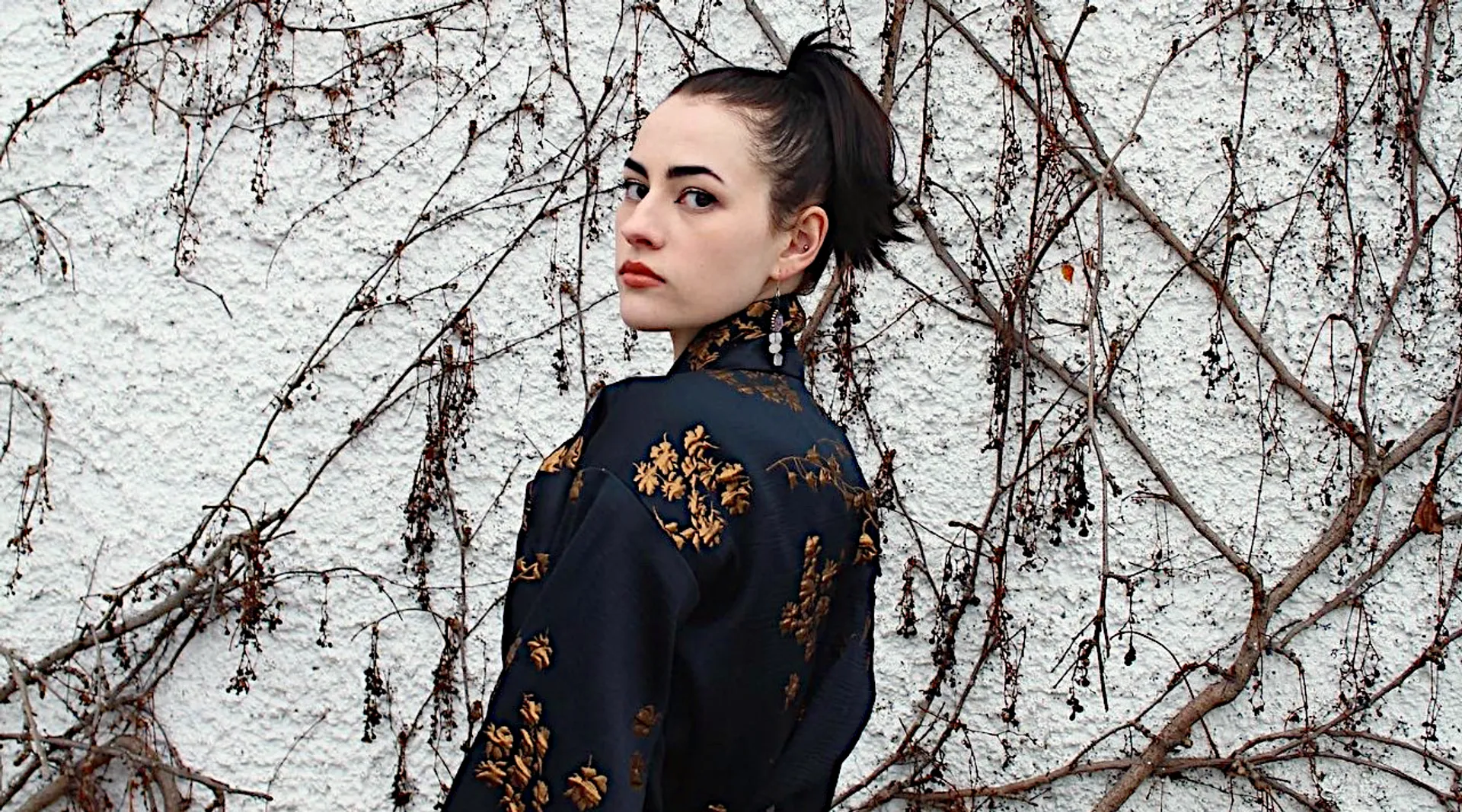 Portrait mit Kimono