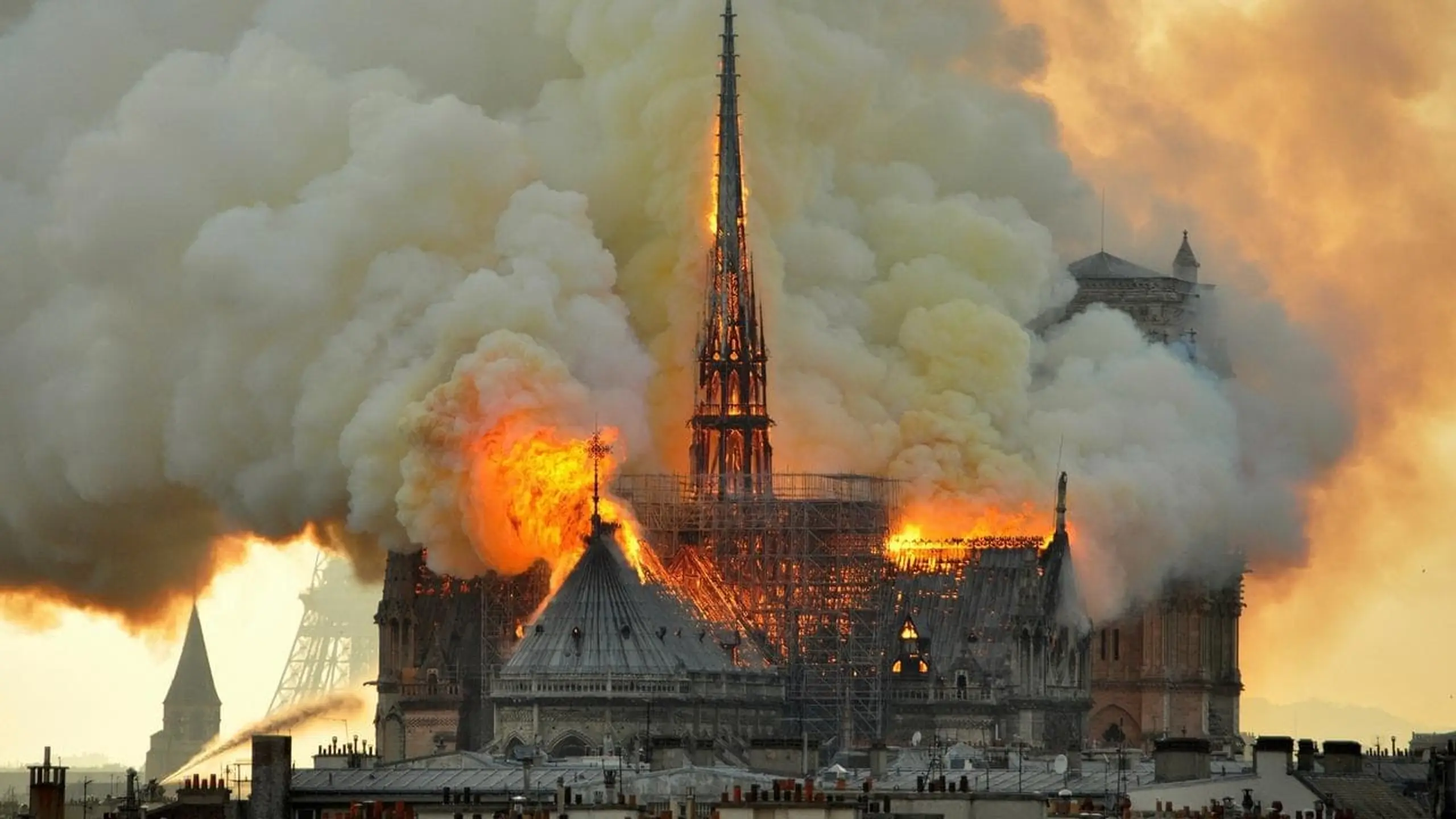 Notre-Dame in Flammen