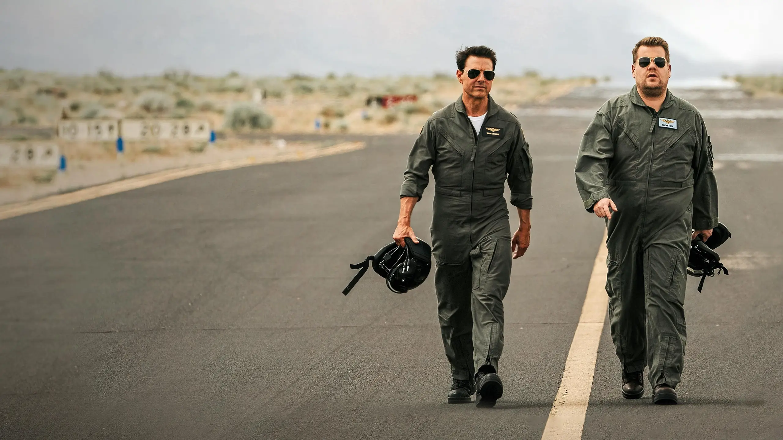 James Corden's Top Gun Training with Tom Cruise