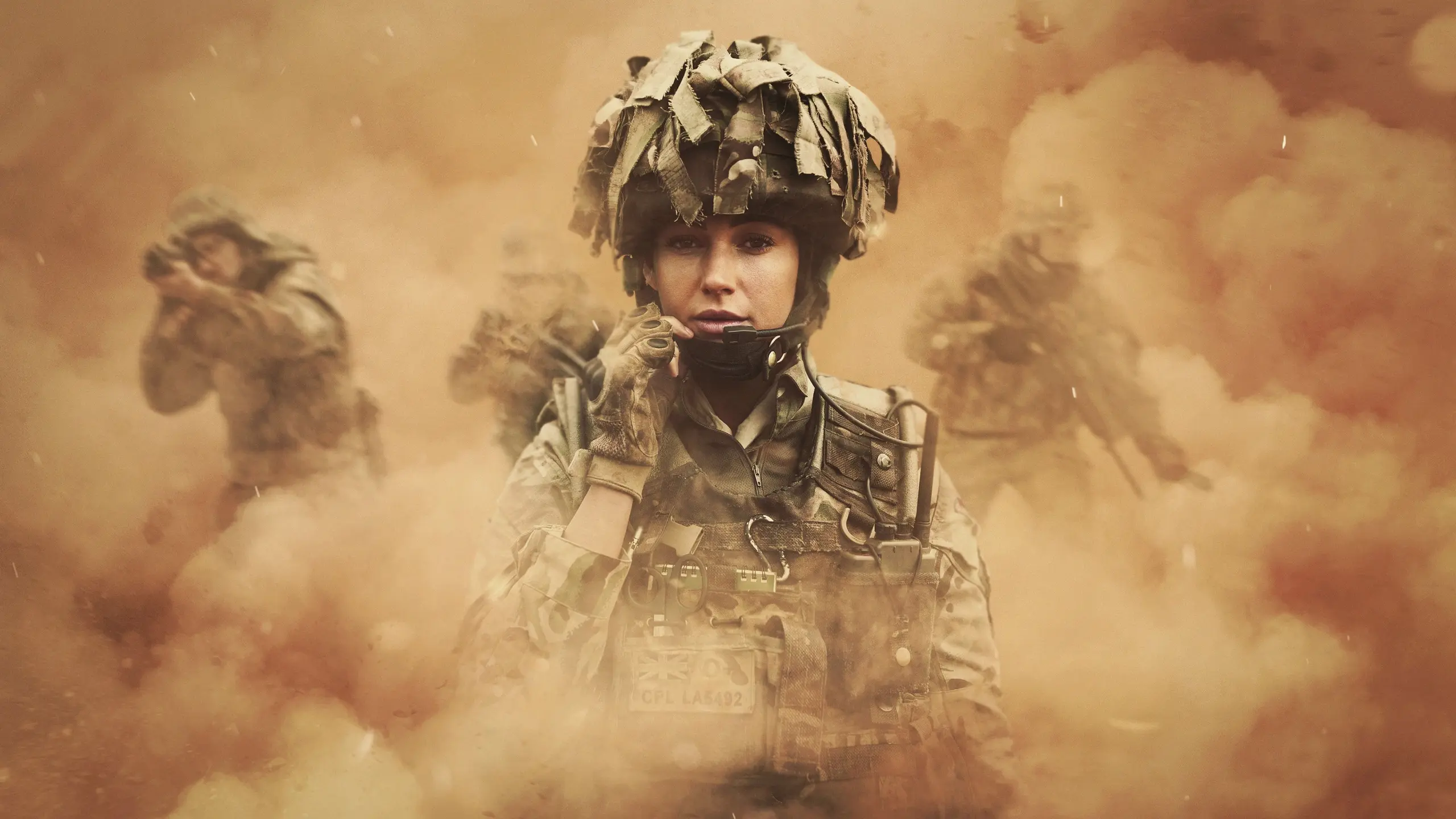 Eine Frau an der Front