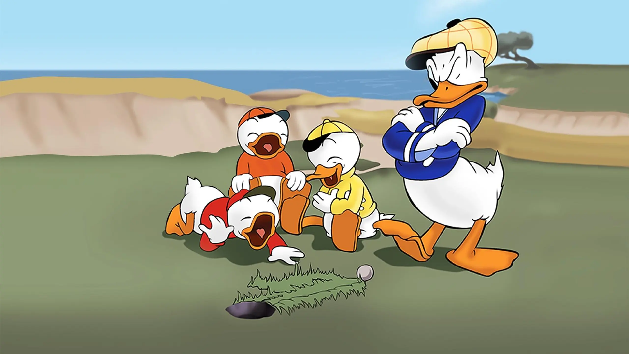 Donald spielt Golf