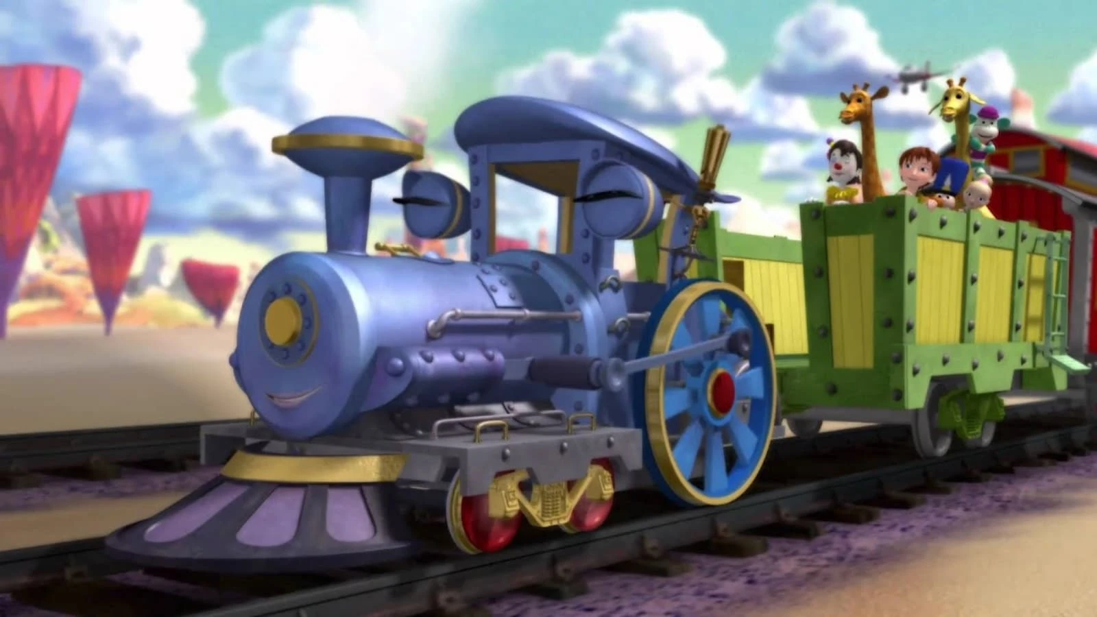 Die kleine blaue Lokomotive