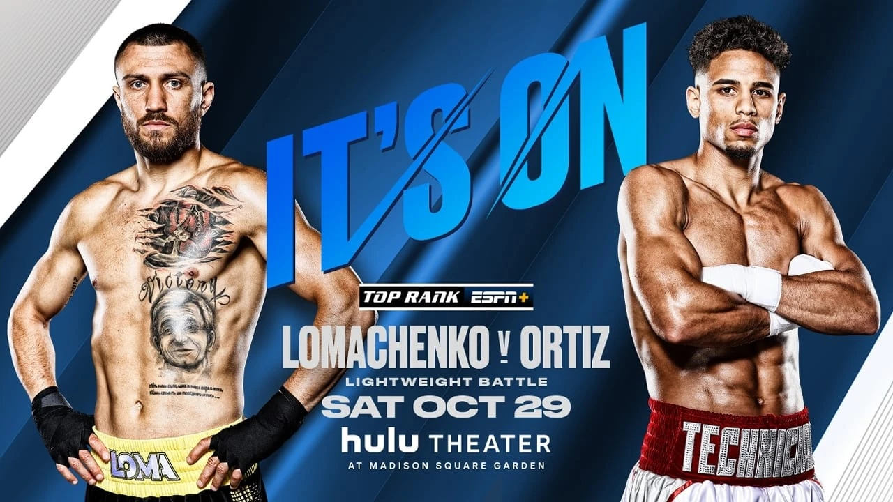 Vasyl Lomachenko vs Jamaine Ortiz