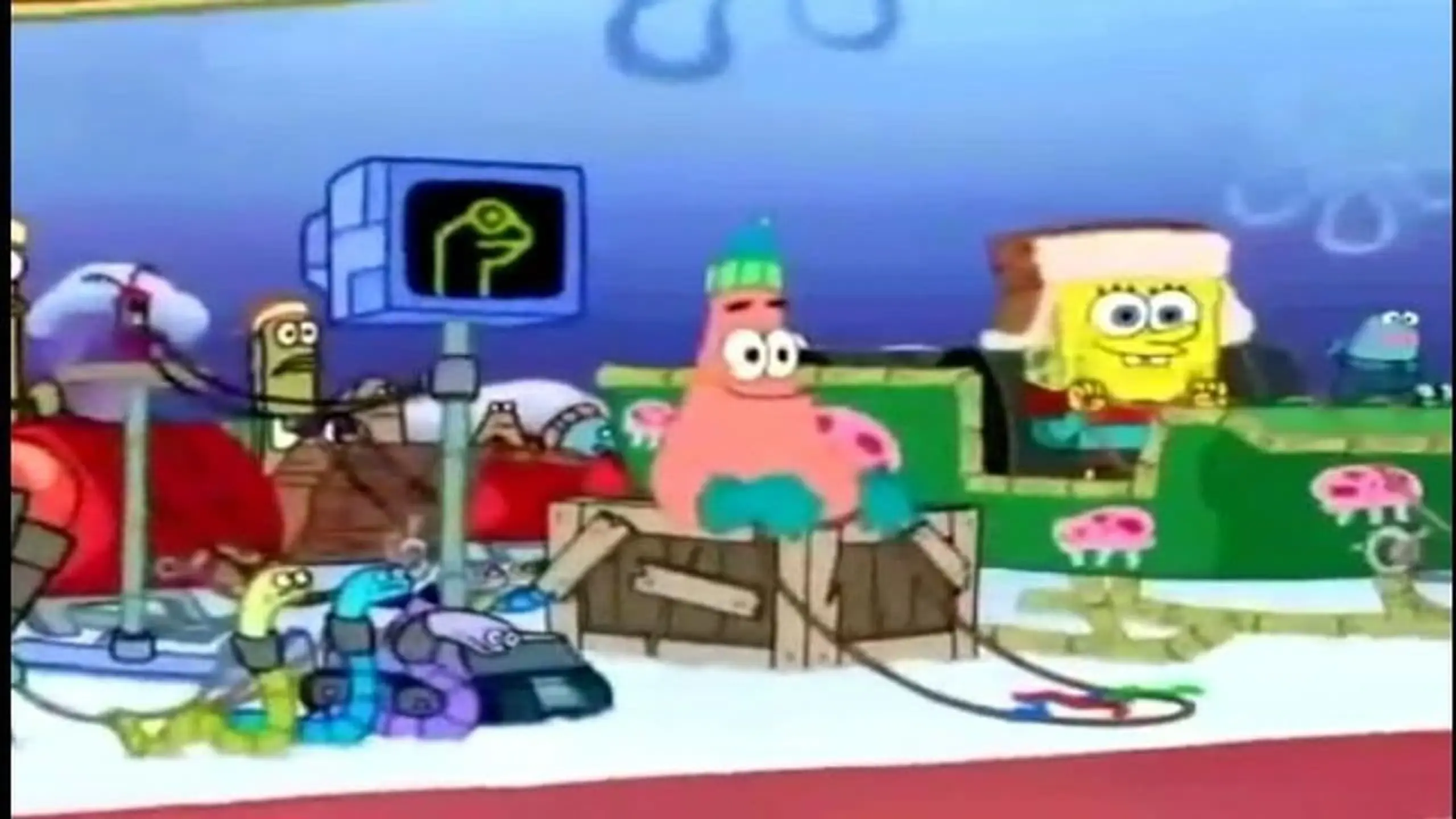 Spongebob Squarepants The Great Sleigh Race