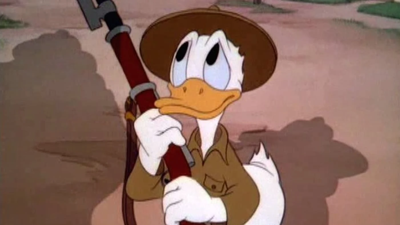 Donald in Uniform