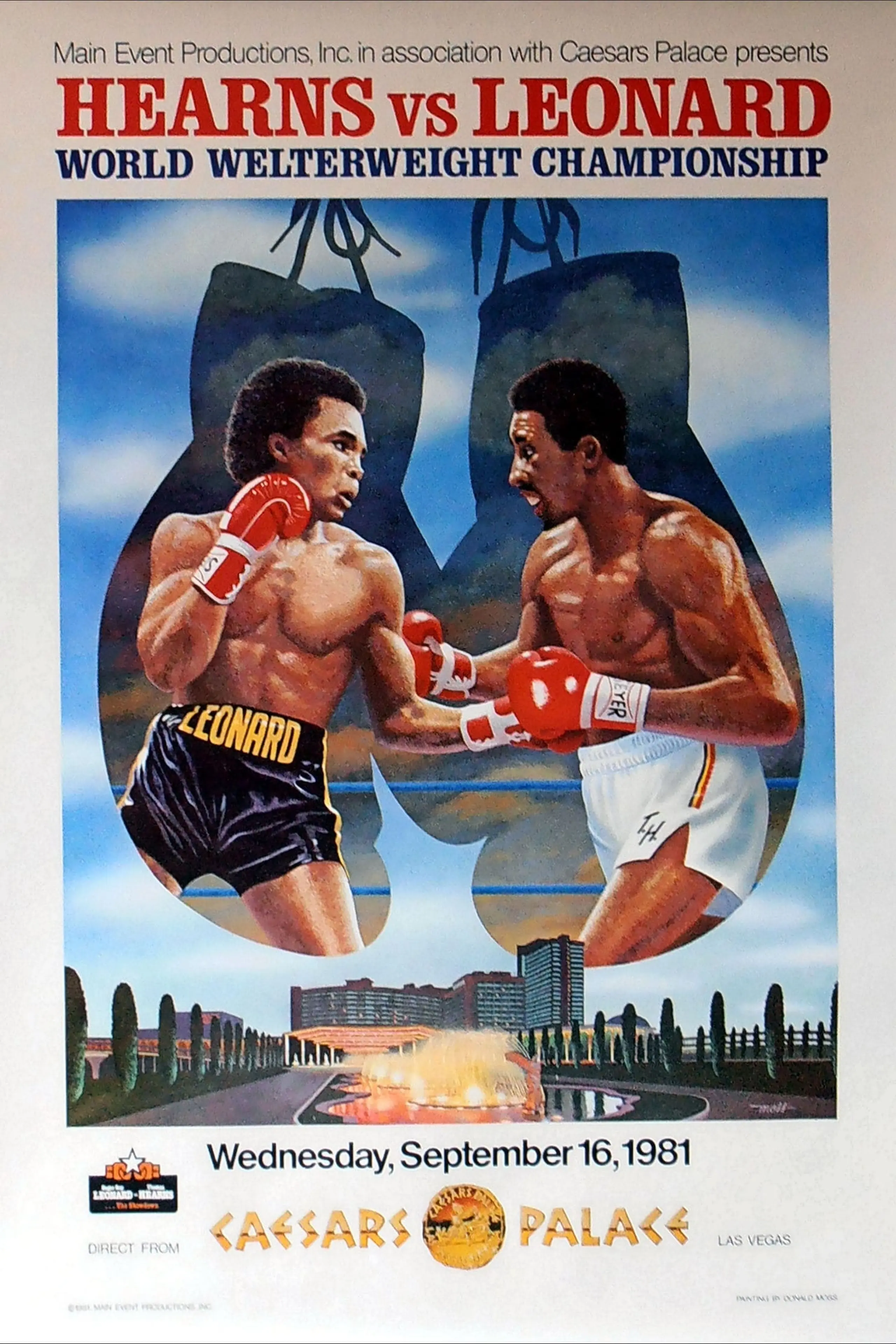 Sugar Ray Leonard vs Thomas Hearns I