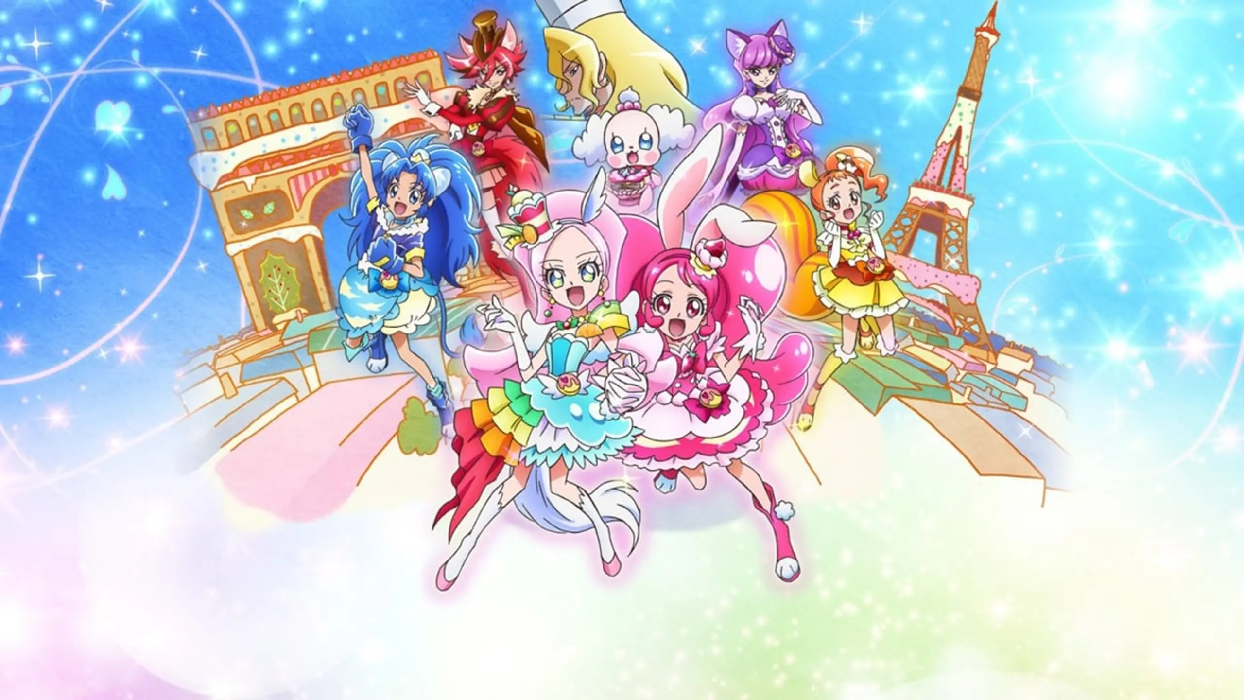 Pretty Cure Movie 14 With Paris! Mille-Feuille of Memories