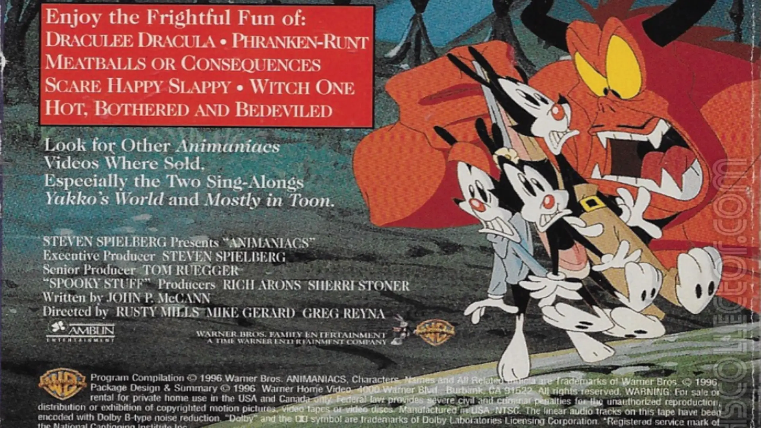 Animaniacs Spooky Stuff