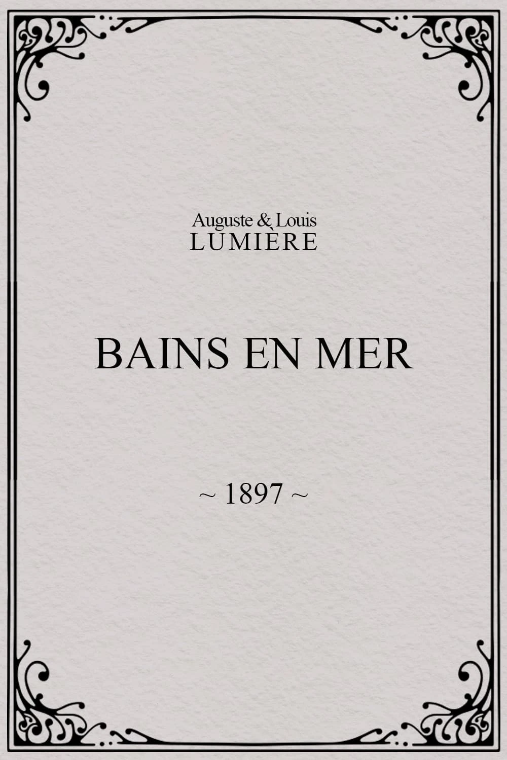 Bains en mer