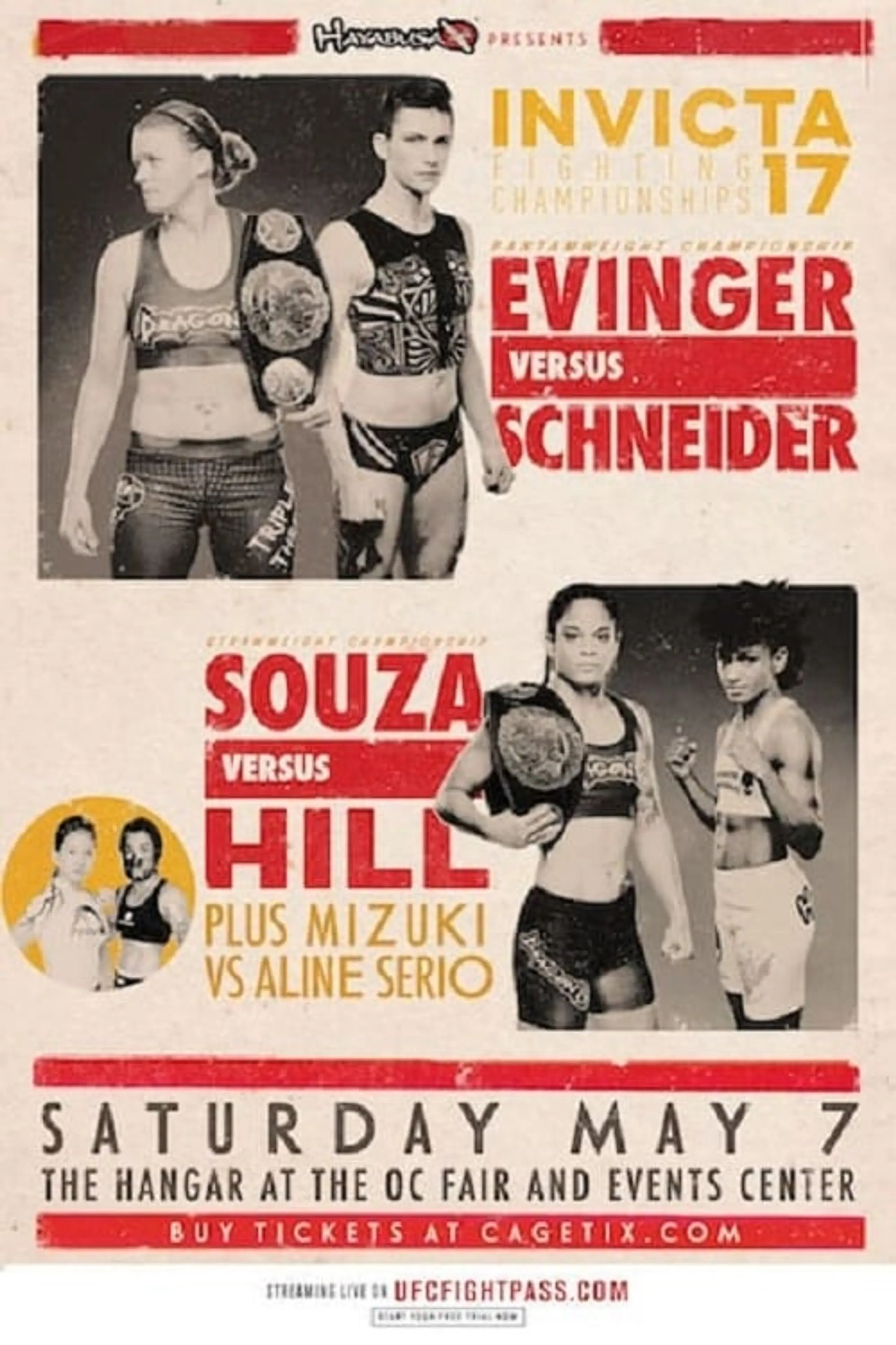 Invicta FC 17: Evinger vs. Schneider