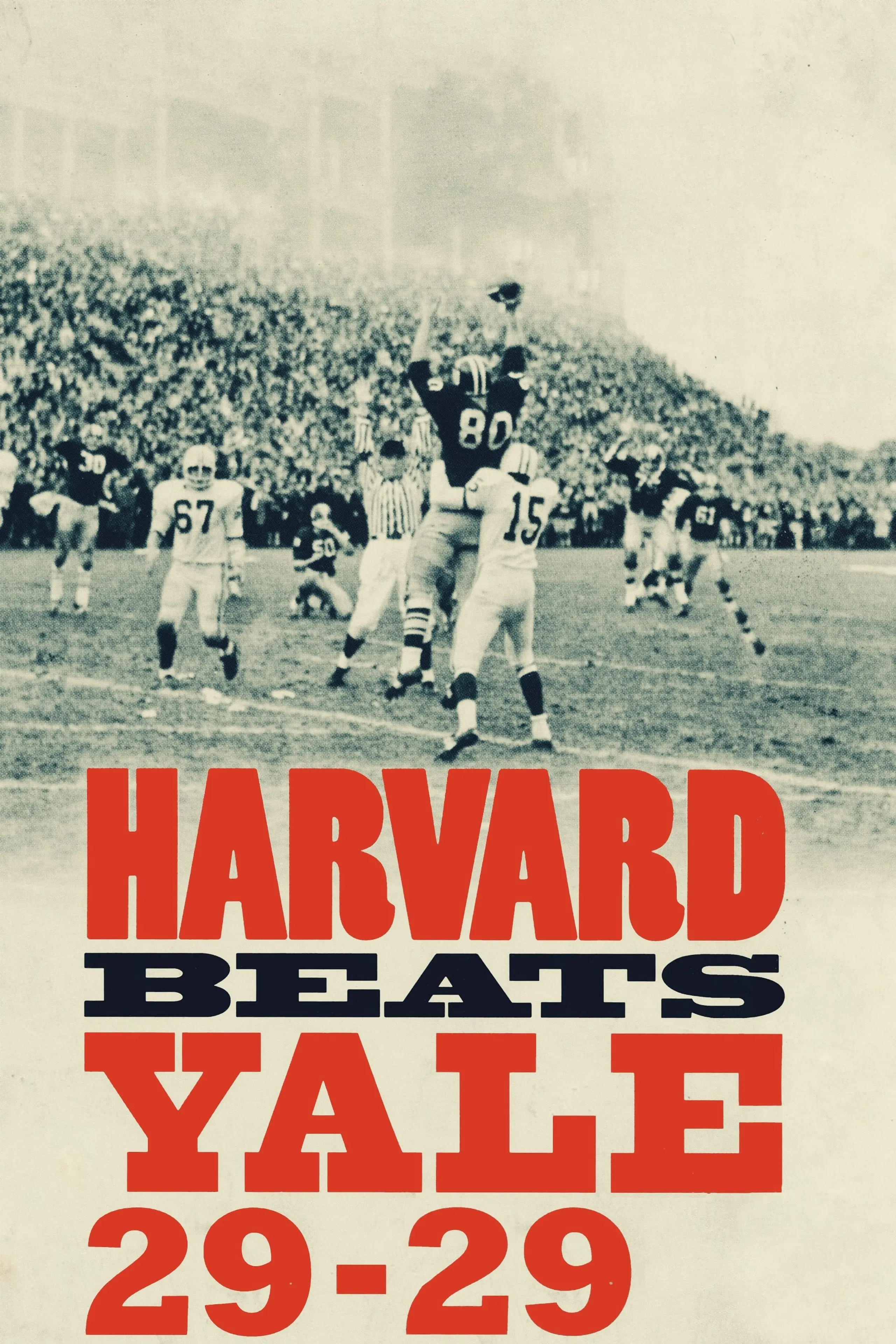 Harvard Beats Yale 29-29