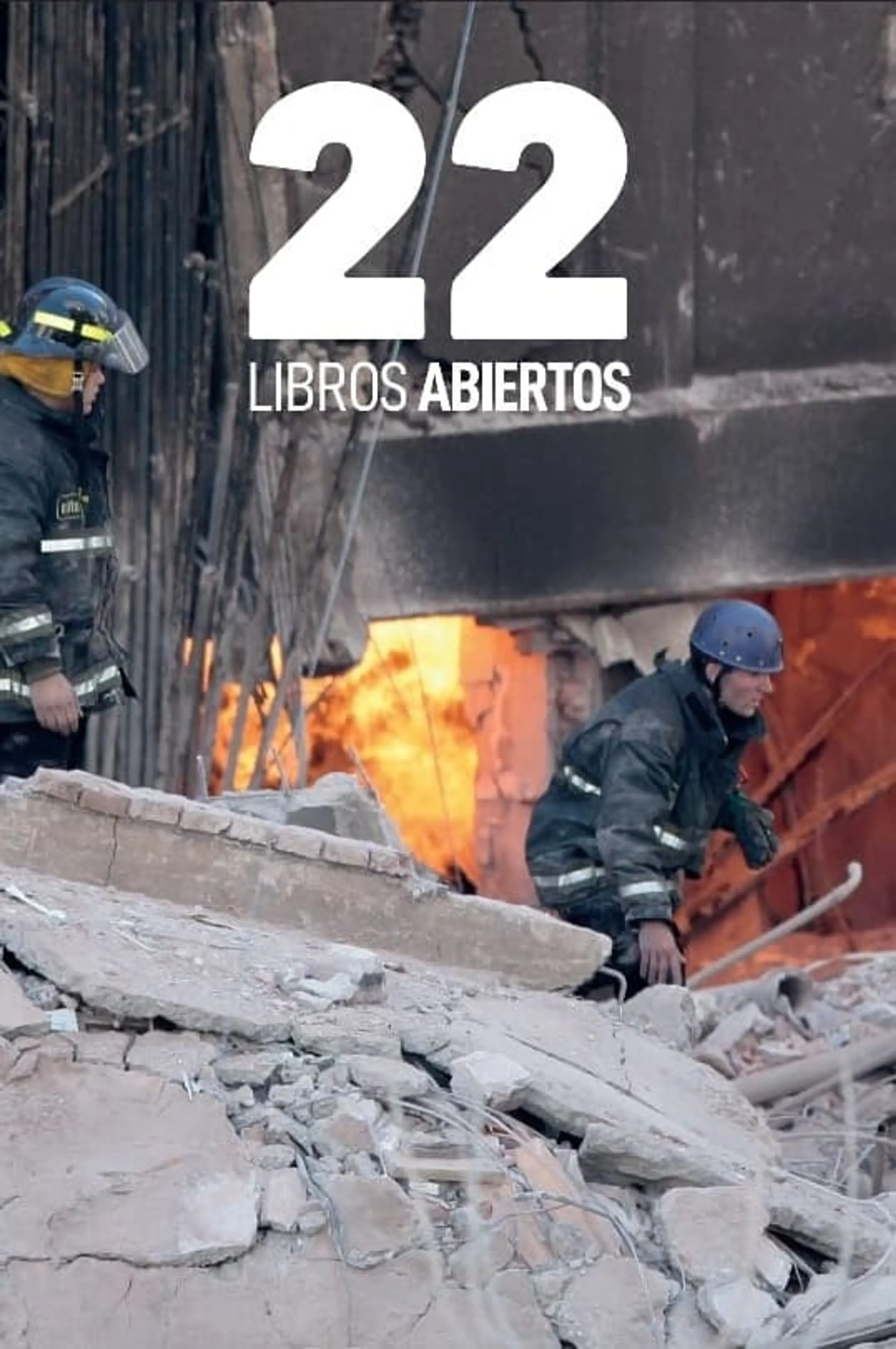 22 libros abiertos