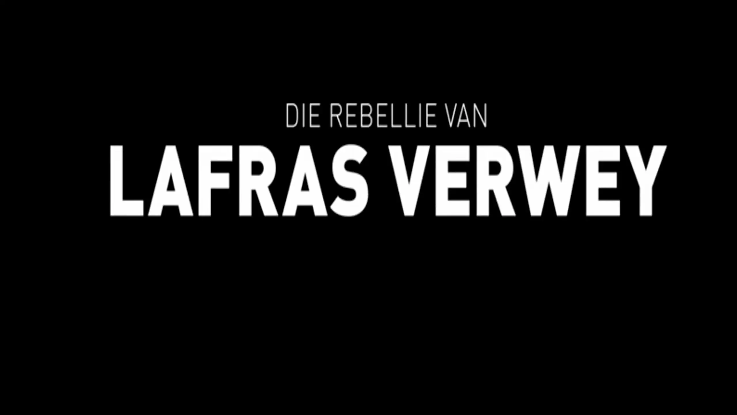 Die Rebellie van Lafras Verwey