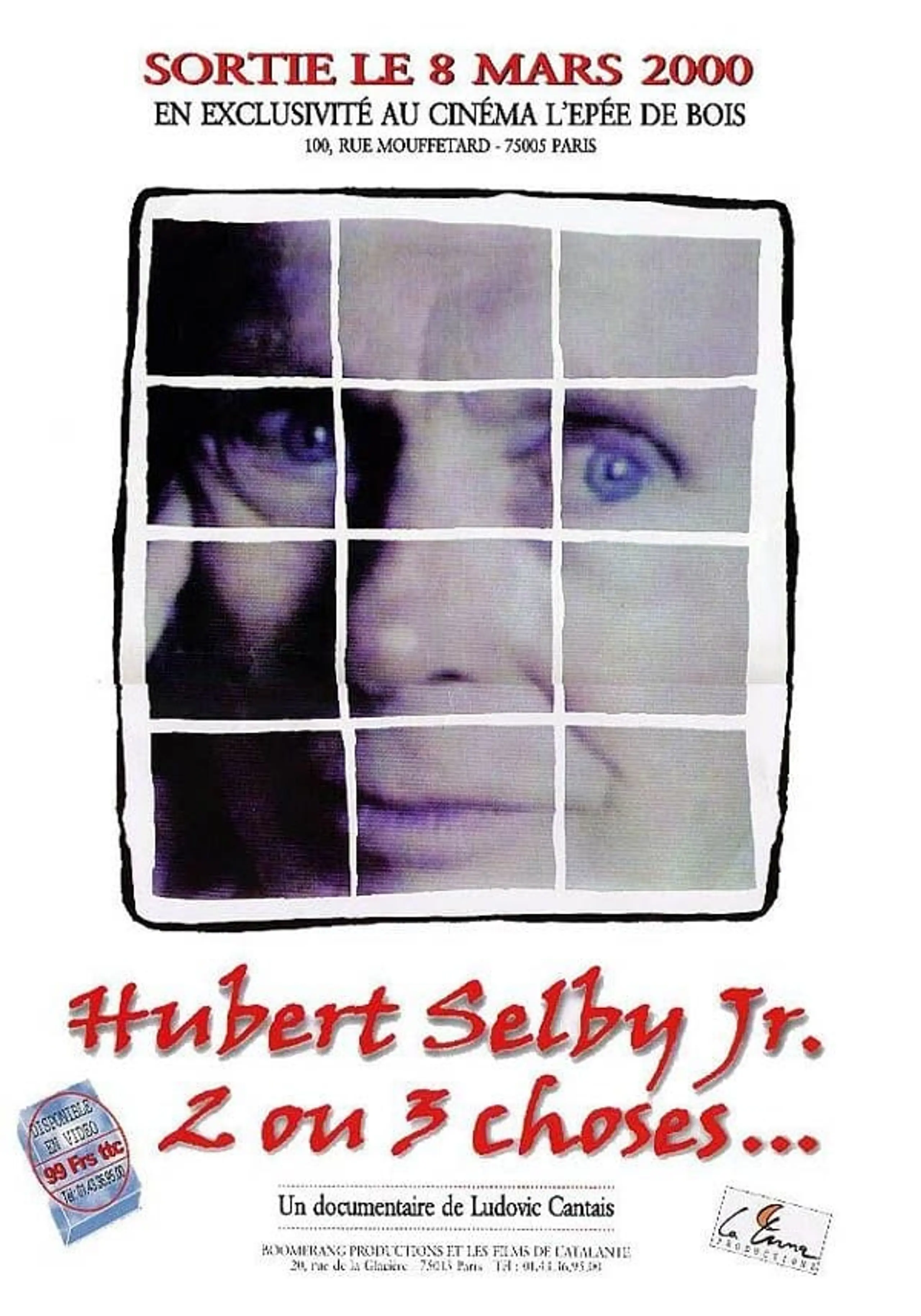 Hubert Selby Jr., 2 ou 3 choses...