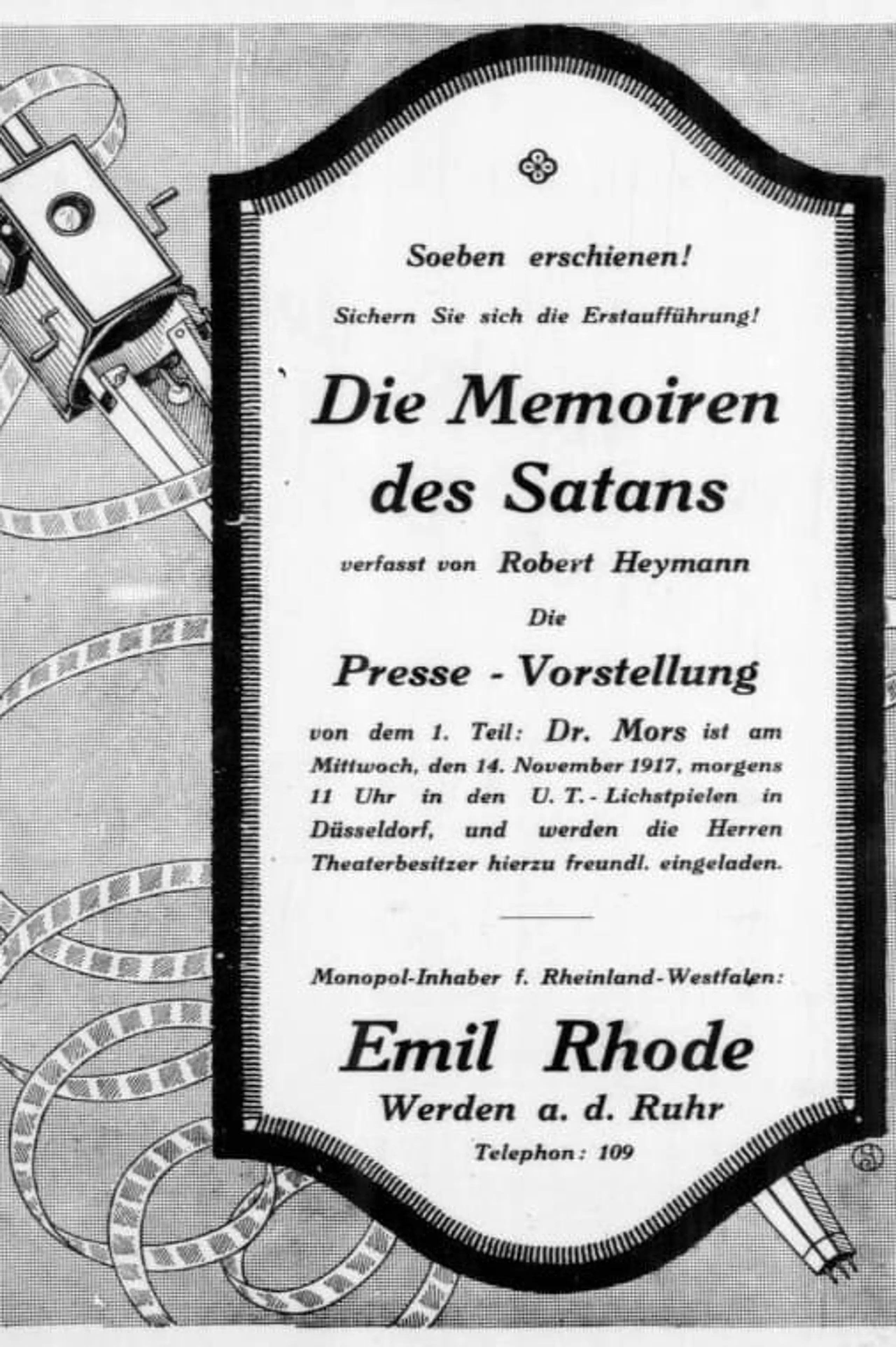 Die Memoiren des Satans, 1. Teil - Doktor Mors