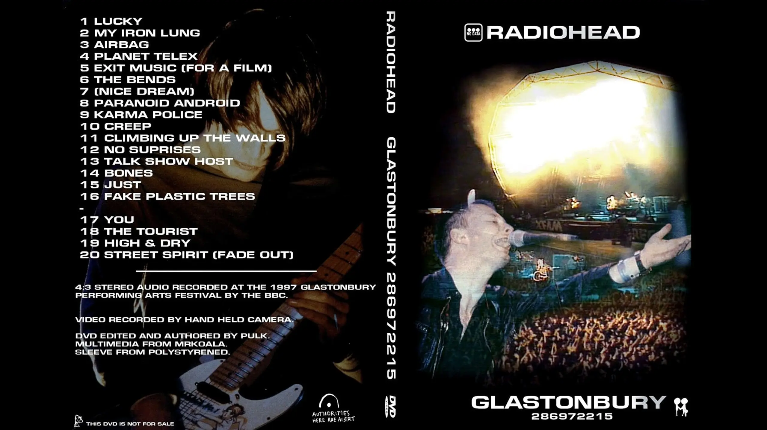 Radiohead at Glastonbury 1997