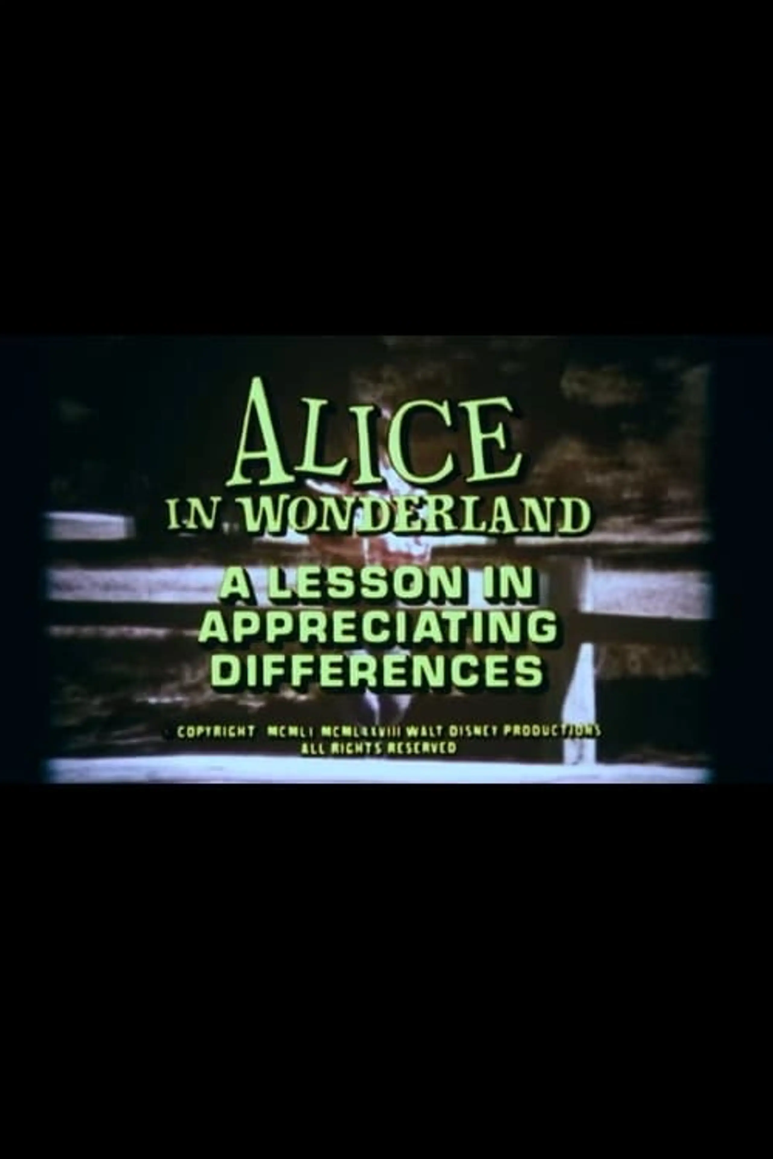 Alice in Wonderland: A Lesson in Appreciating Differences