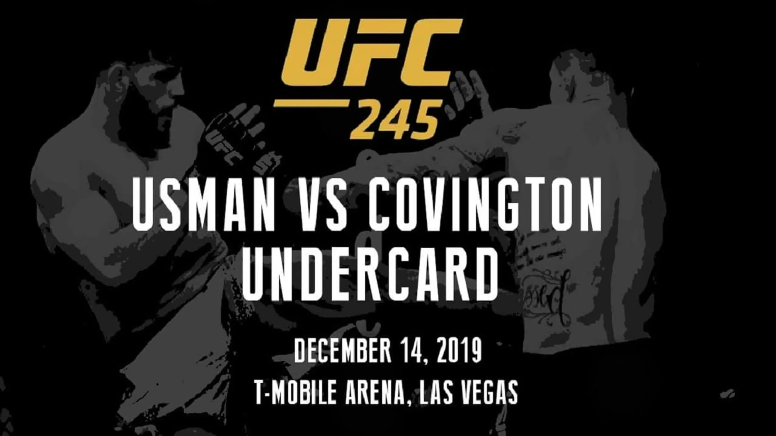 UFC 245: Usman vs. Covington - Prelims