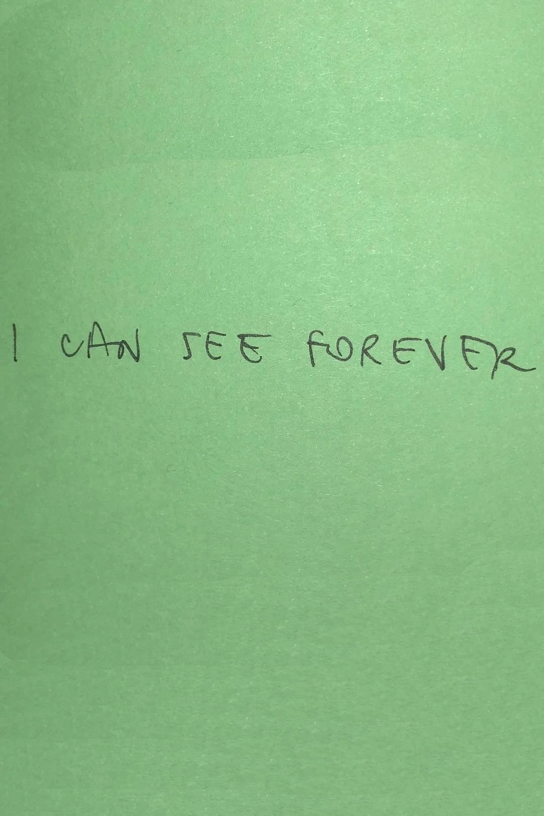 I Can See Forever