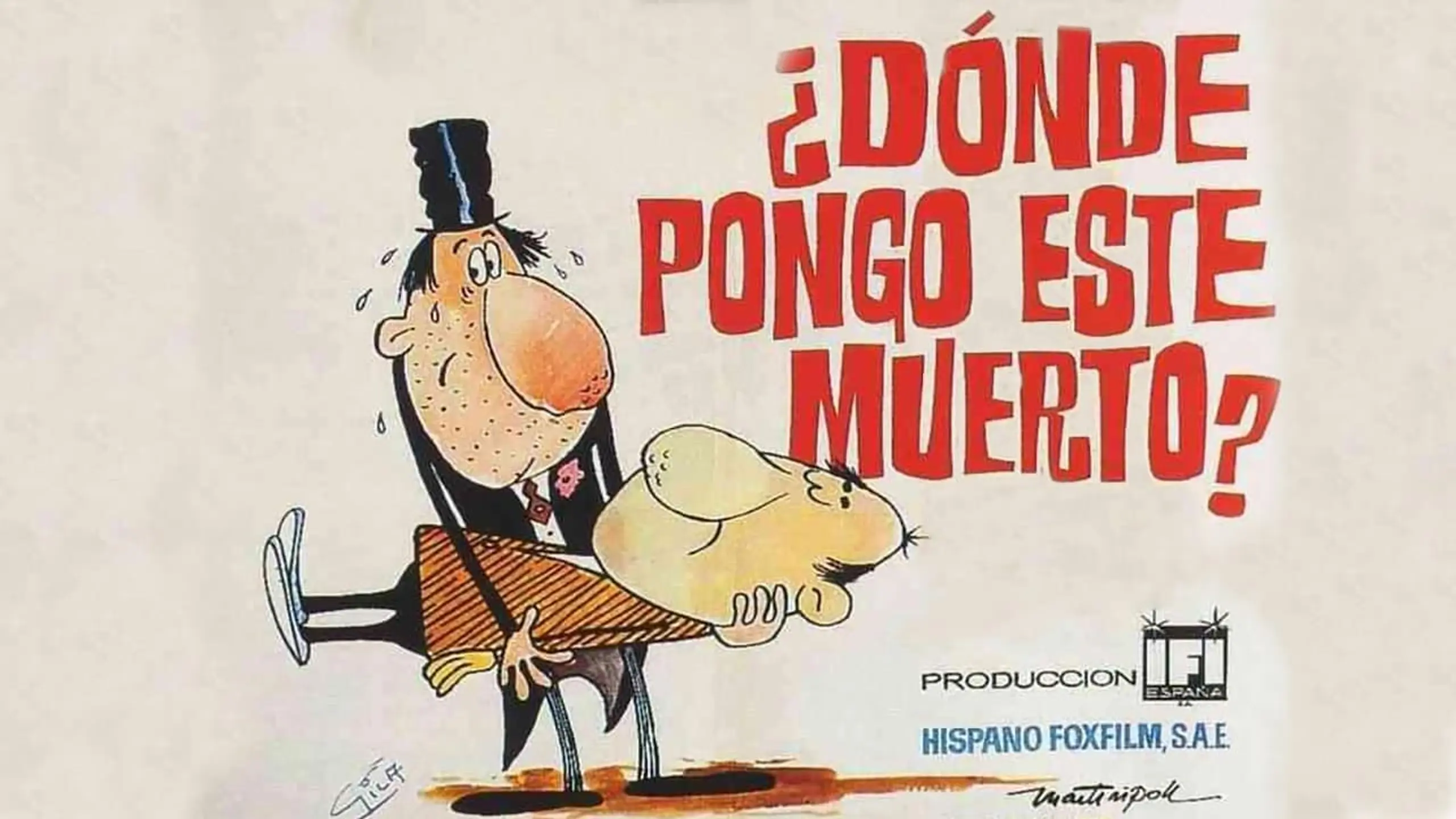 ¿Dónde pongo este muerto?