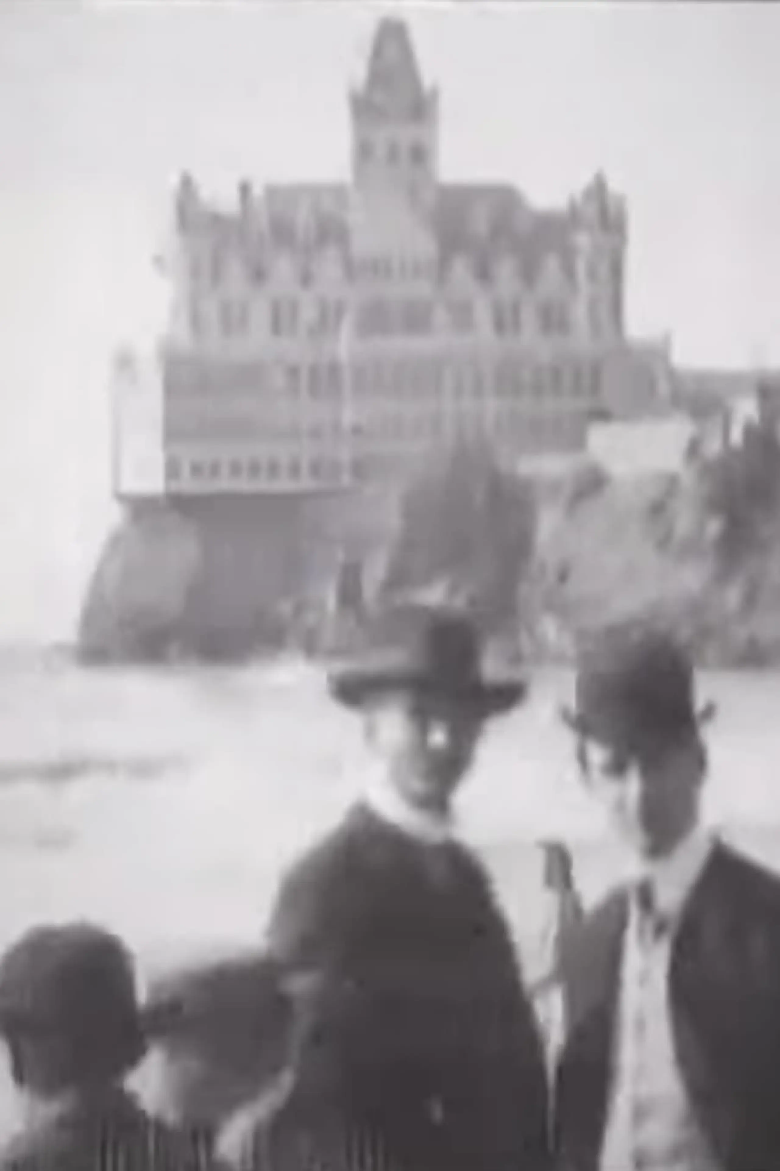 Panorama of beach and Cliff House