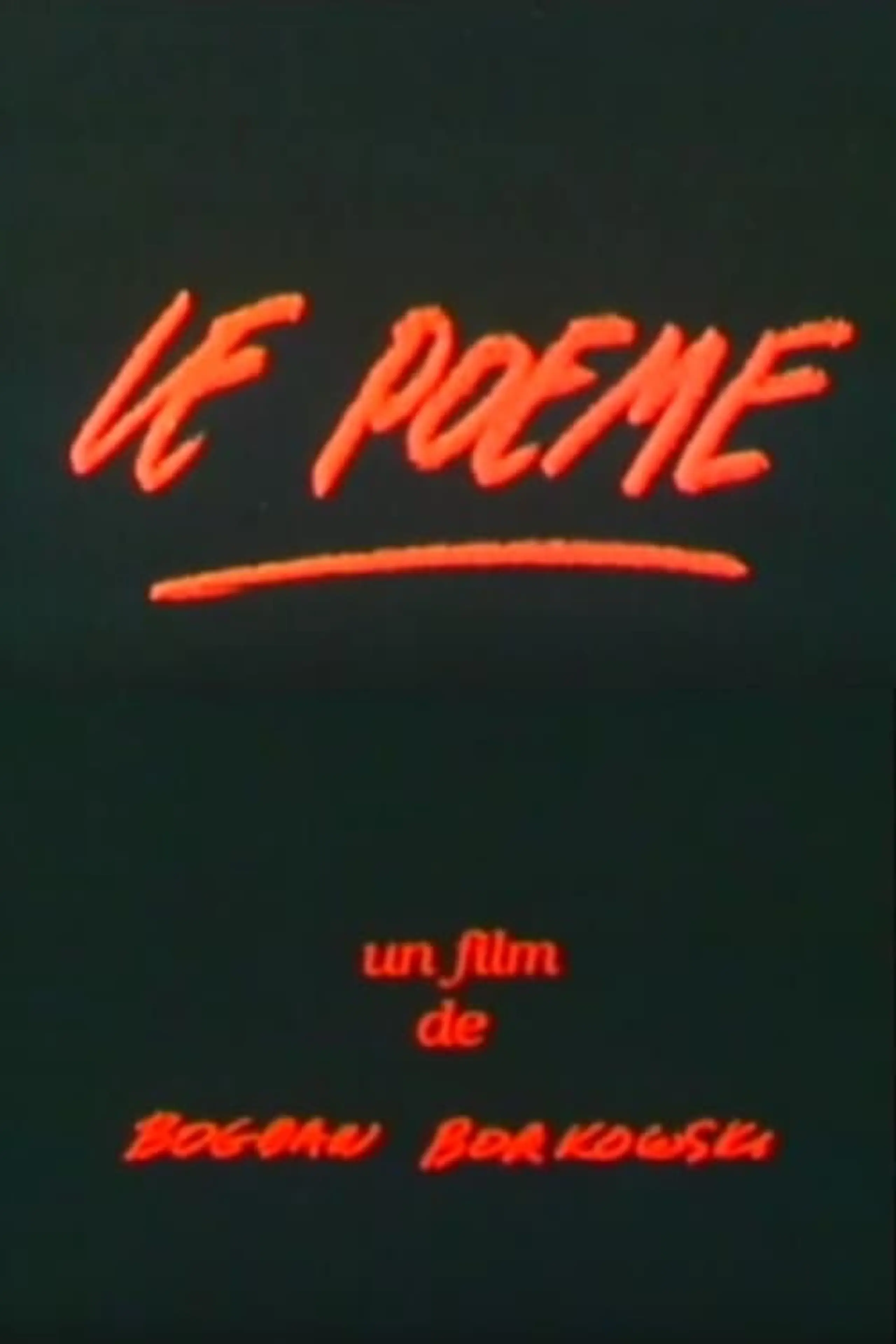 Le poème