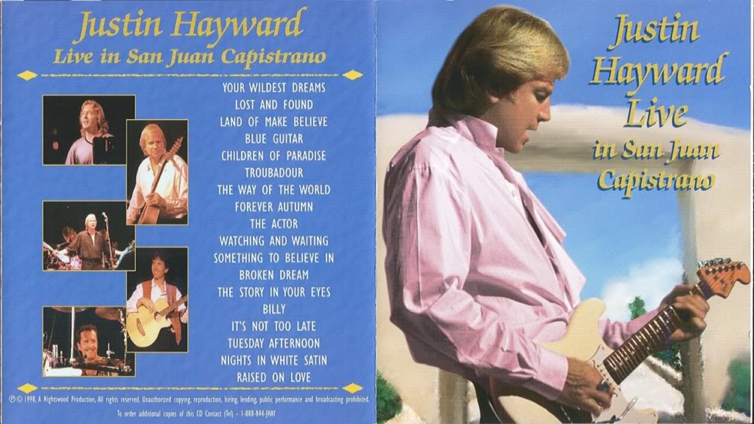 Justin Hayward Live in San Juan Capistrano - 1998