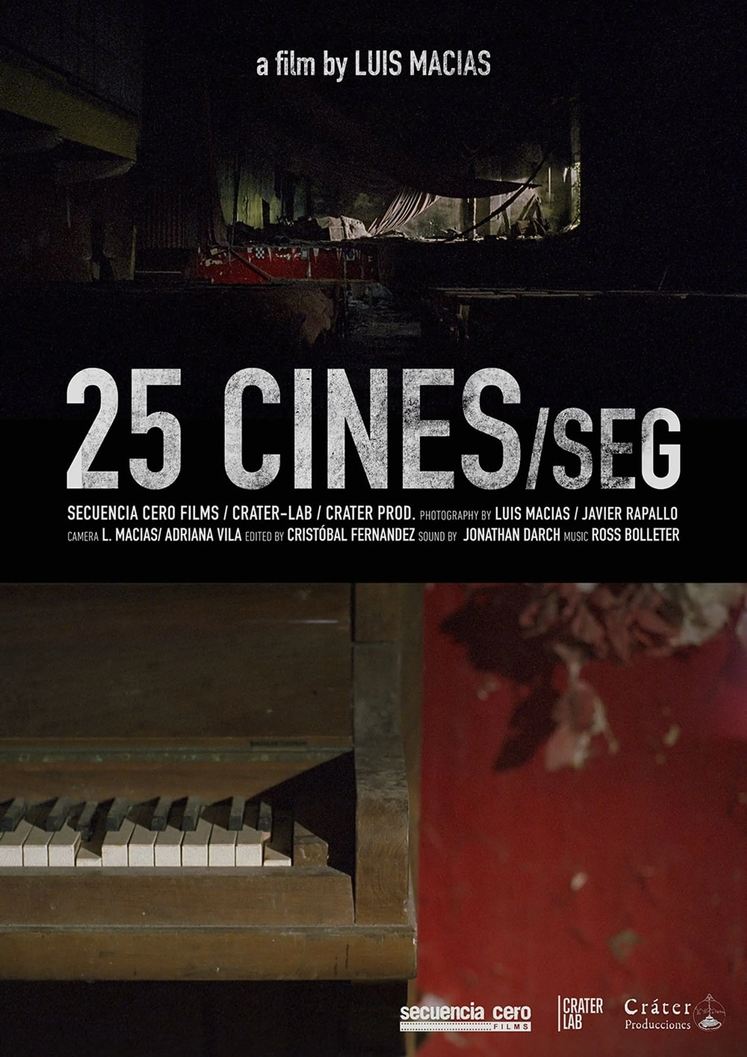 25 cines/seg