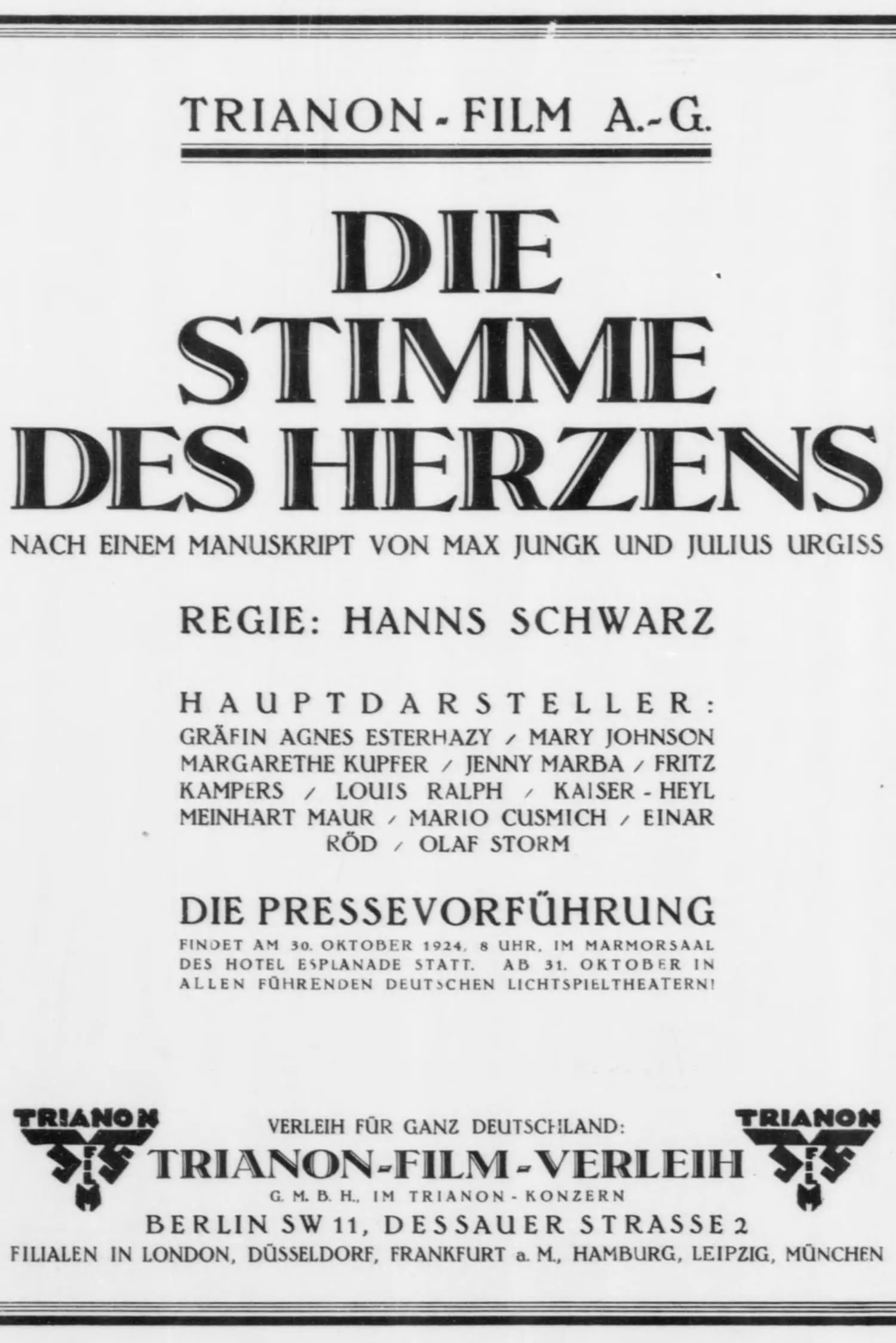 Die Stimme des Herzens