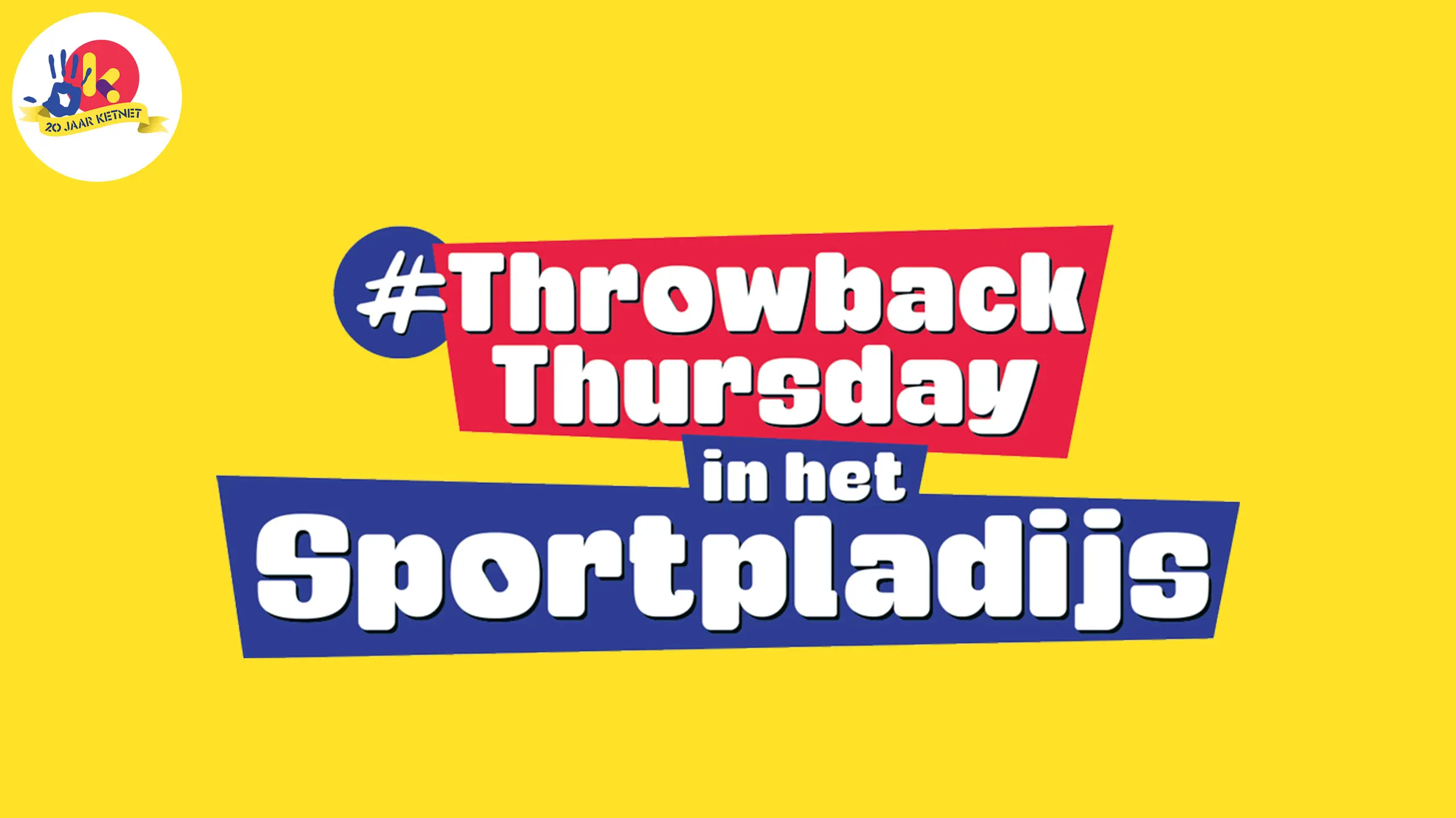 Throwback Thursday in het Sportpladijs