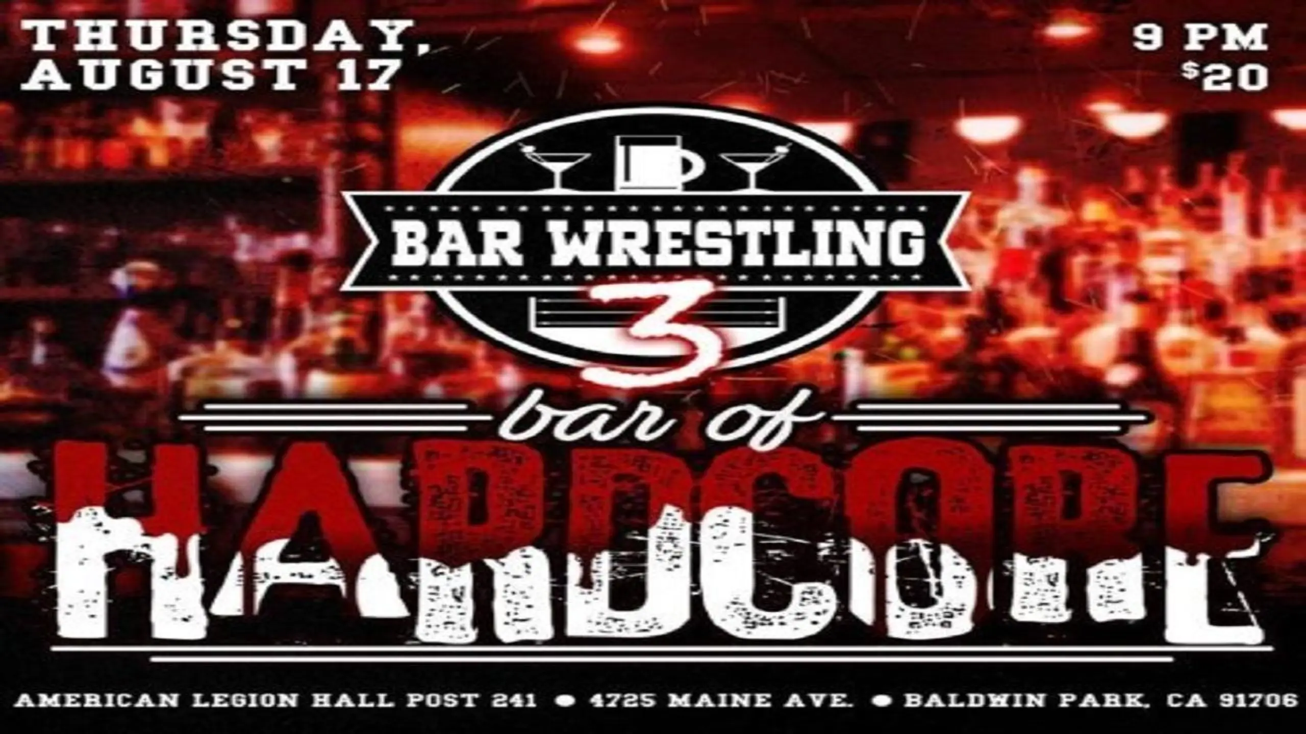 Bar Wrestling 3: Bar Of Hardcore