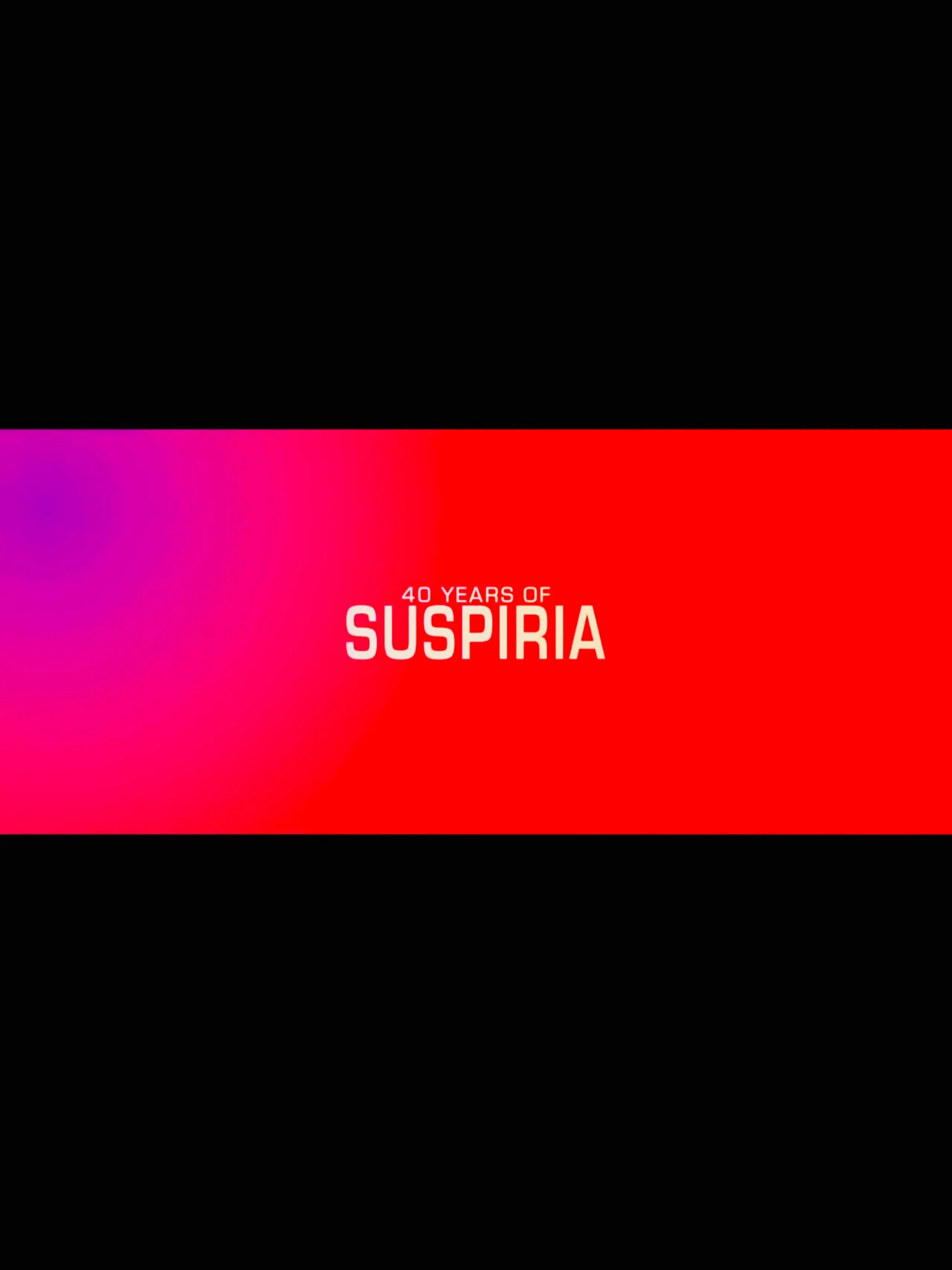 A Sigh from the Depths: 40 Years of Suspiria