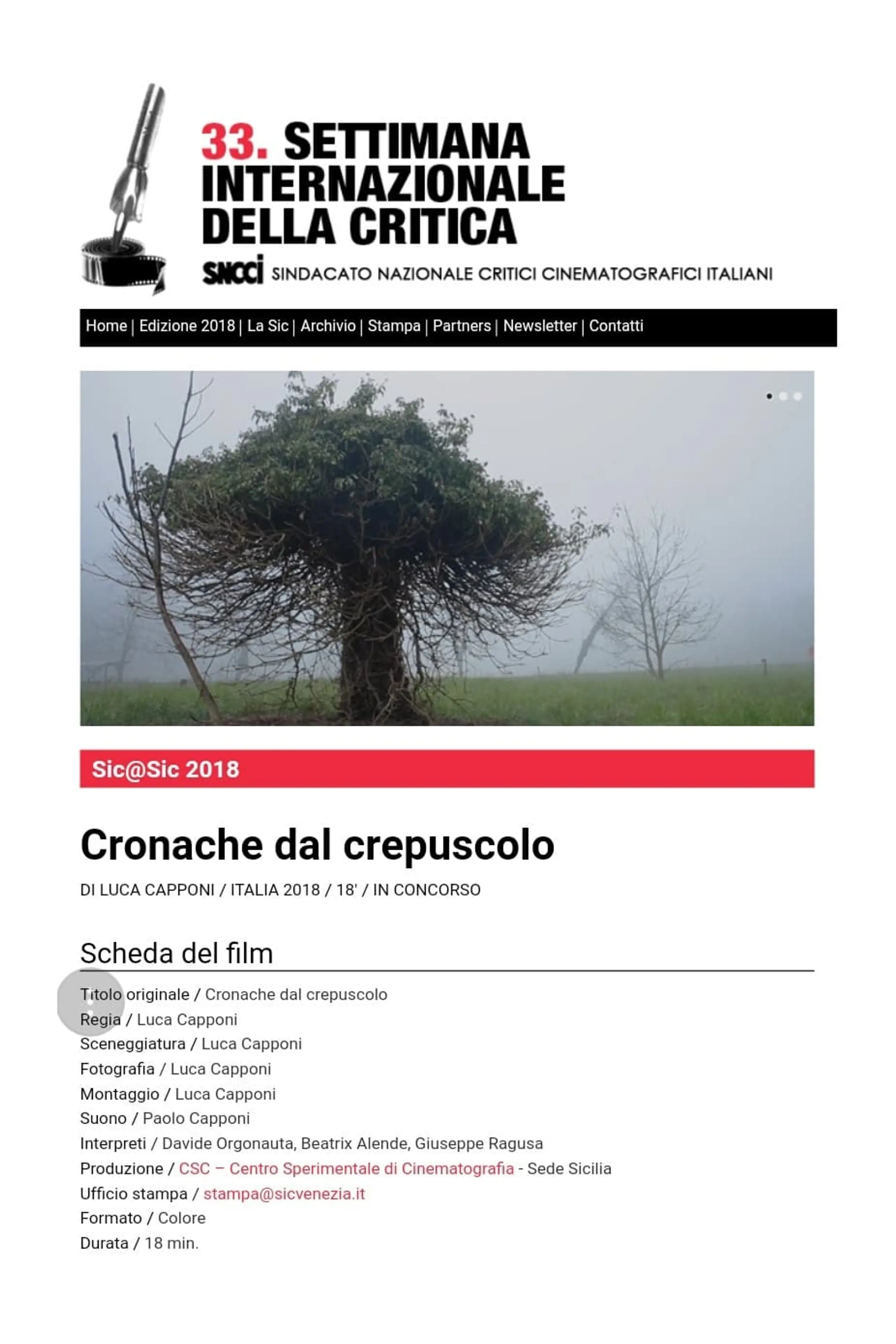 Cronache dal crepuscolo