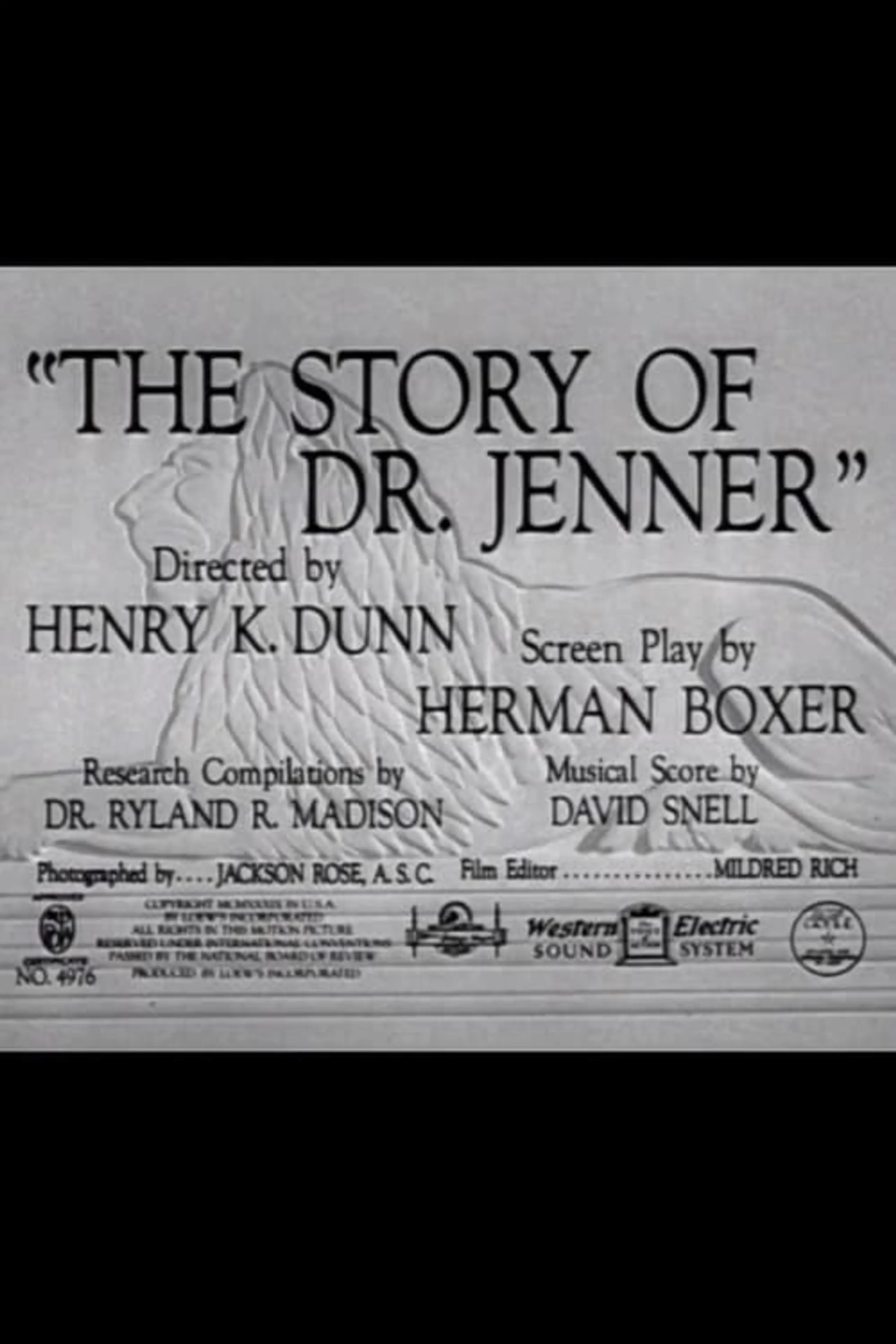 The Story of Dr. Jenner