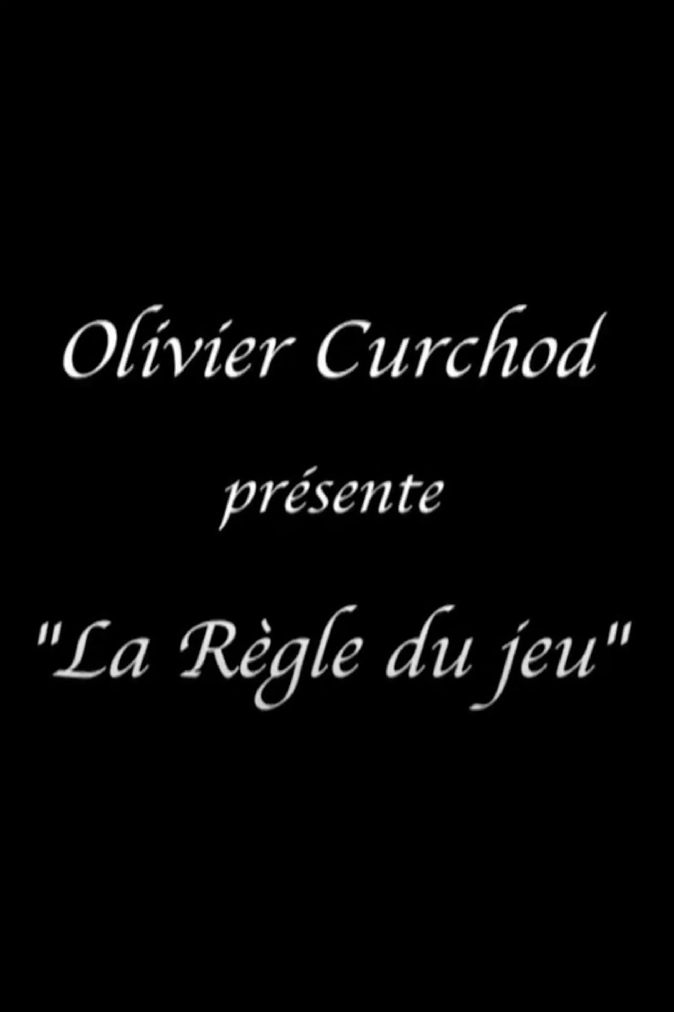 Olivier Curchod présente 'Le Règle du jeu'