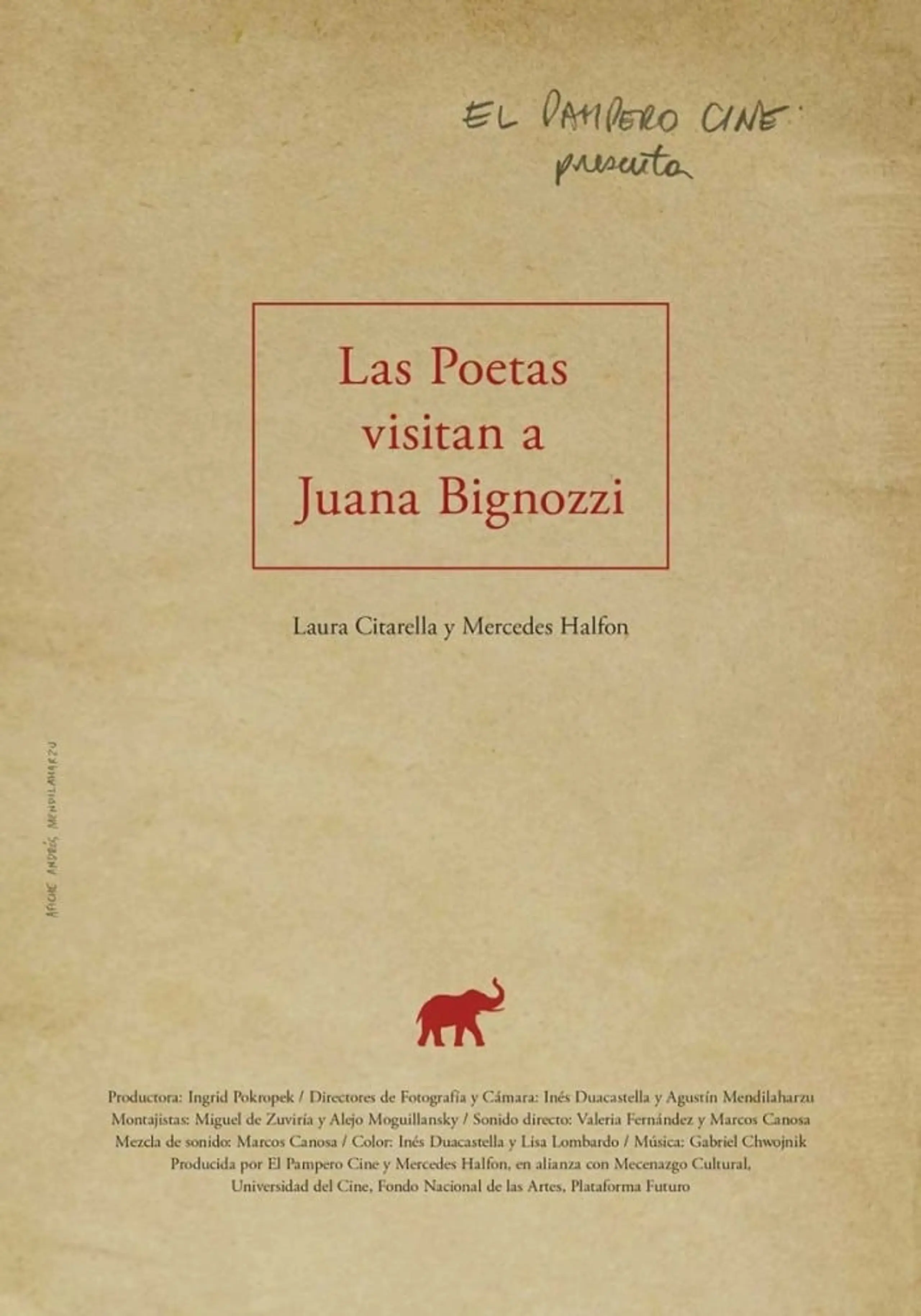 Las poetas visitan a Juana Bignozzi